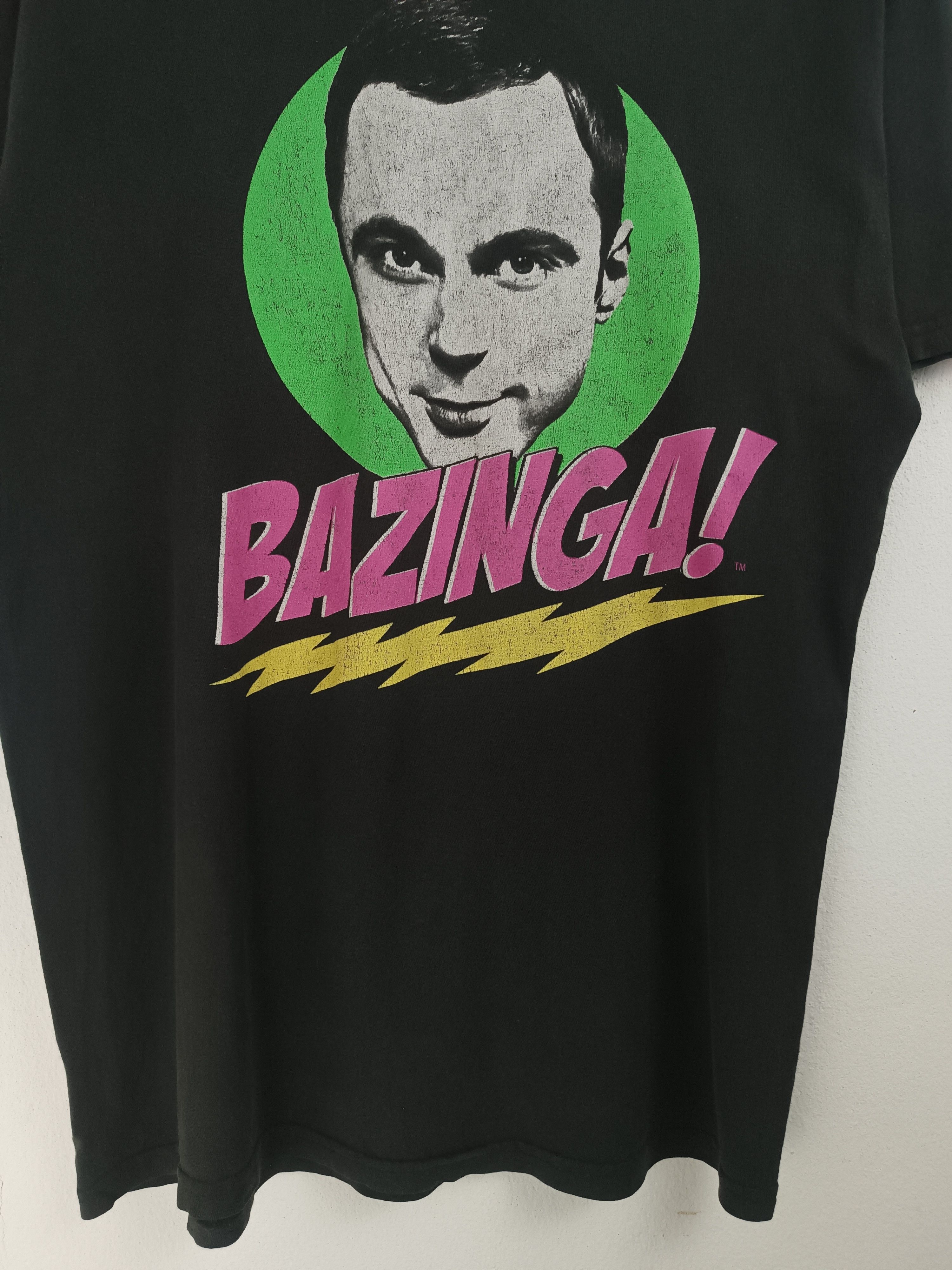 Vintage THRASHED FADED VINTAGE BIG BANG THEORY BAZINGA! TEE SHELDON Size US M / EU 48-50 / 2 - 8 Thumbnail