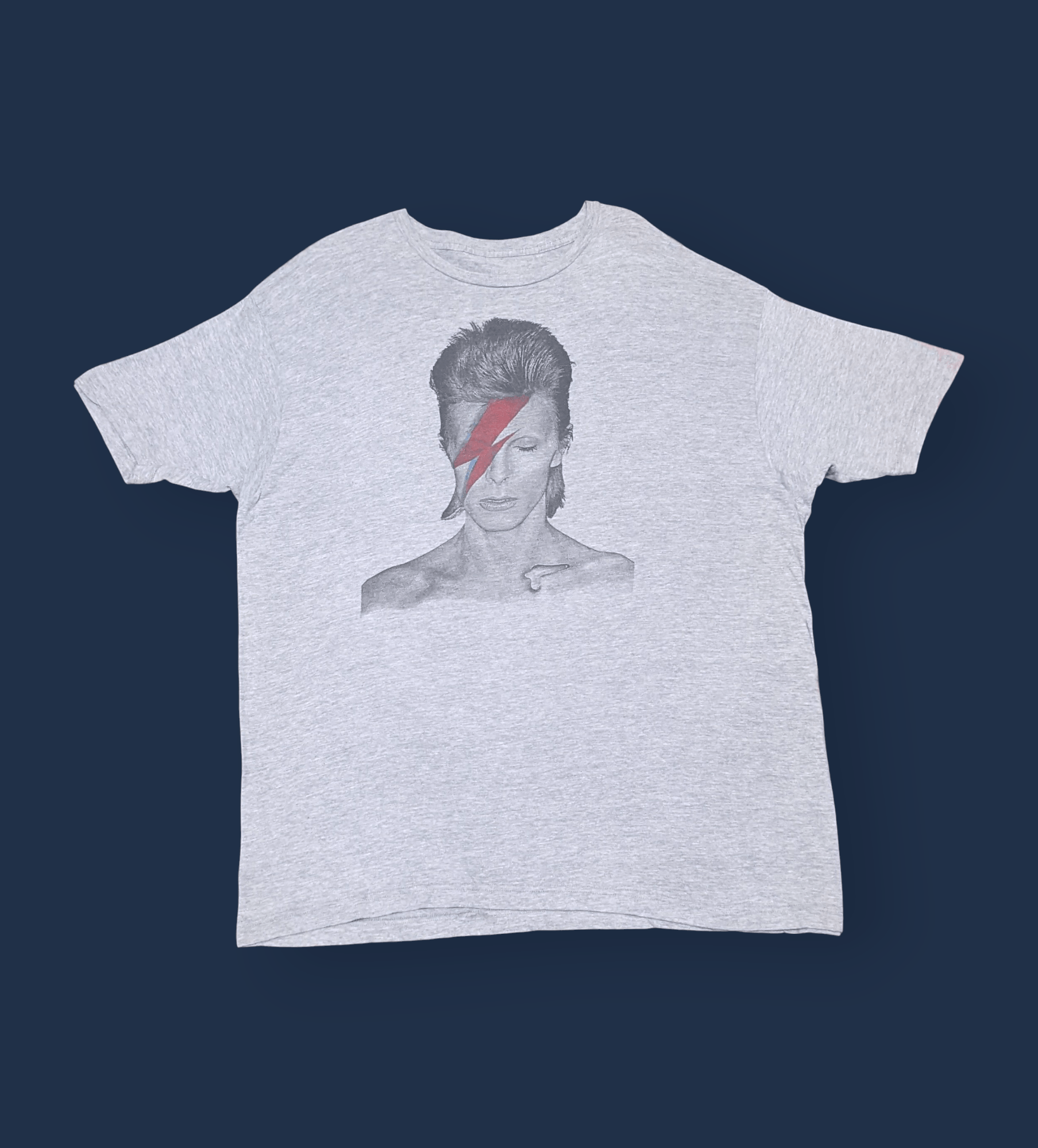 Vintage David Bowie Alladin Sane Thunderbolt Oversize T shirt Size US XL / EU 56 / 4 - 2 Thumbnail