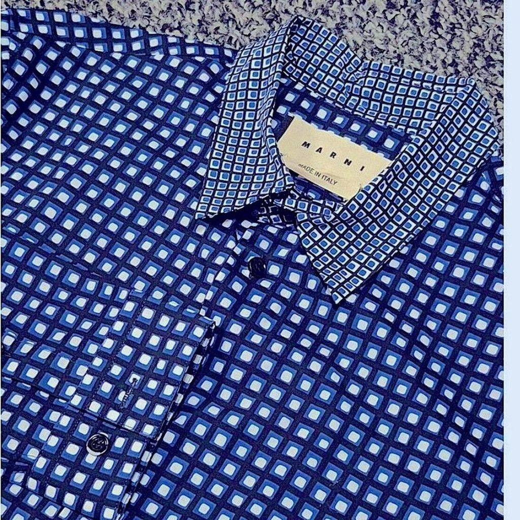 Marni Marni Men's Italian Button-Up Shirt Size US L / EU 52-54 / 3 - 4 Thumbnail