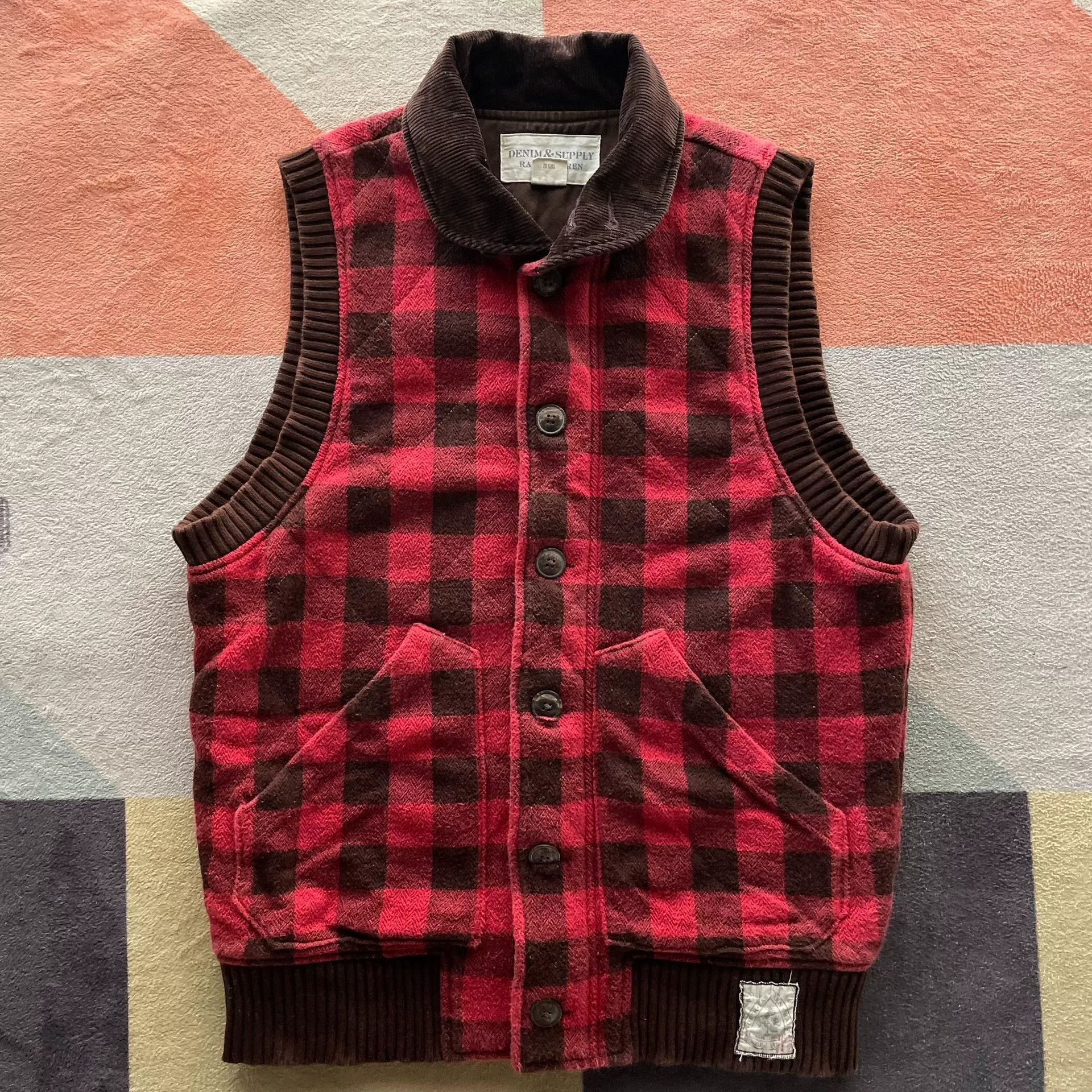Denim & Supply Ralph Lauren Ralph Lauren Denim Supply Vest Size US S / EU 44-46 / 1 - 1 Thumbnail