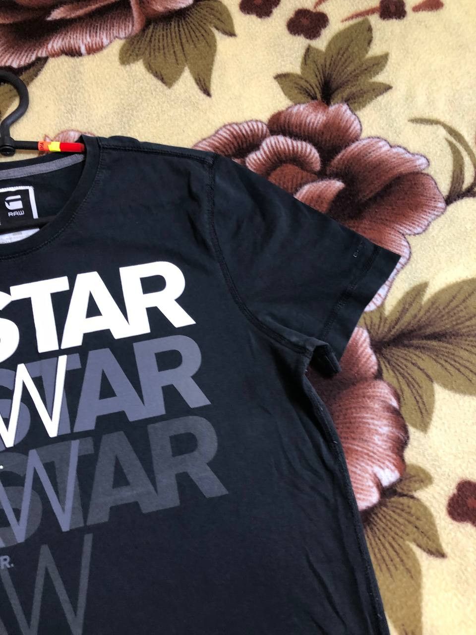 G-Star G-Star Raw Black Stitched Graphic T-Shirt Tee Size US M / EU 48-50 / 2 - 17 Thumbnail