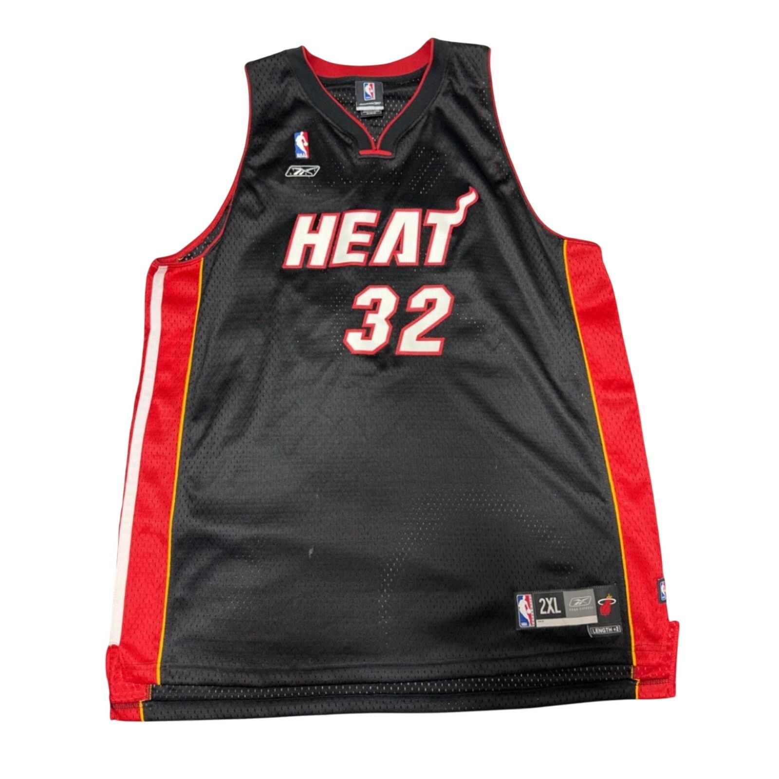Reebok VTG Reebok O'neal Miami Heat Sewn Swingman Jersey Authentic Size US XXL / EU 58 / 5 - 2 Thumbnail