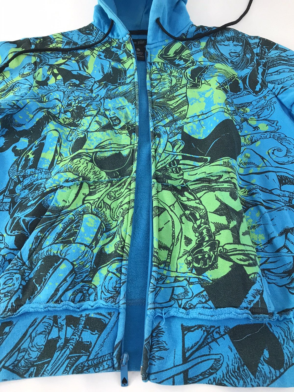 Anime Sweater Anima Iron Fist Babylon Overprint Hoodie Zipper Size US M / EU 48-50 / 2 - 7 Thumbnail