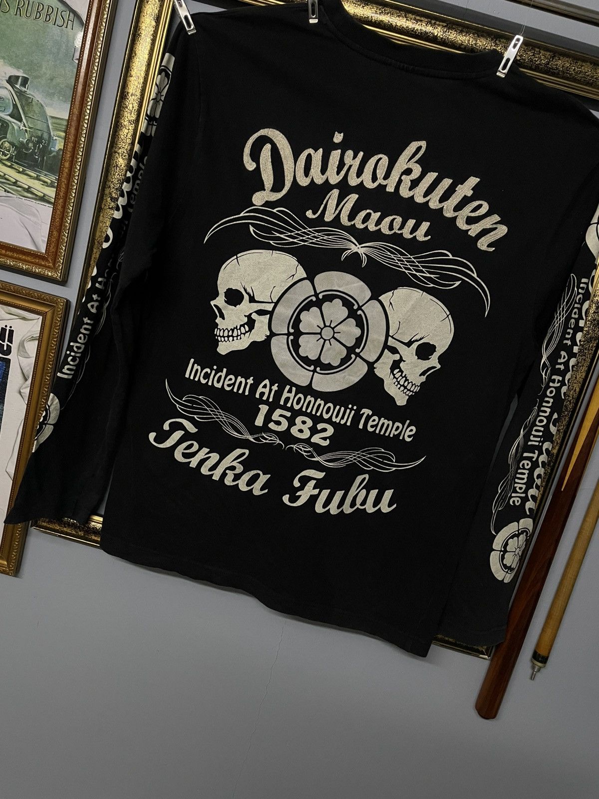 Beauty Beast Vintage Og Designer Japan Infinity Sukajan Skull Longsleeve Size US M / EU 48-50 / 2 - 3 Thumbnail