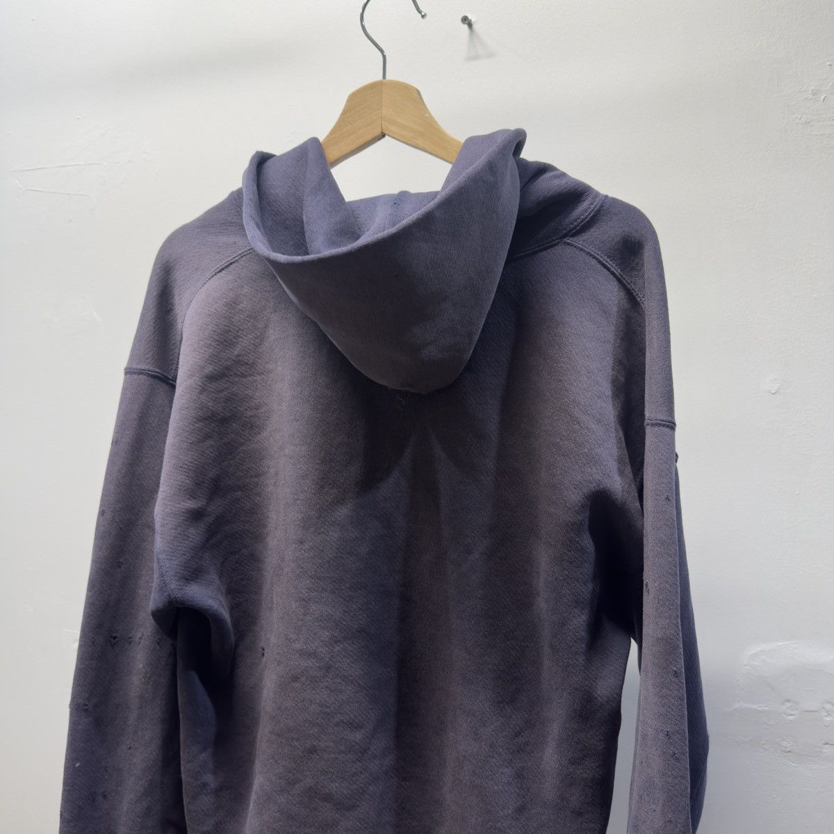Vintage 90s Thrashed Faded Distressed Zip Hoodie ERD Grunge Chrome Size US XL / EU 56 / 4 - 15 Thumbnail