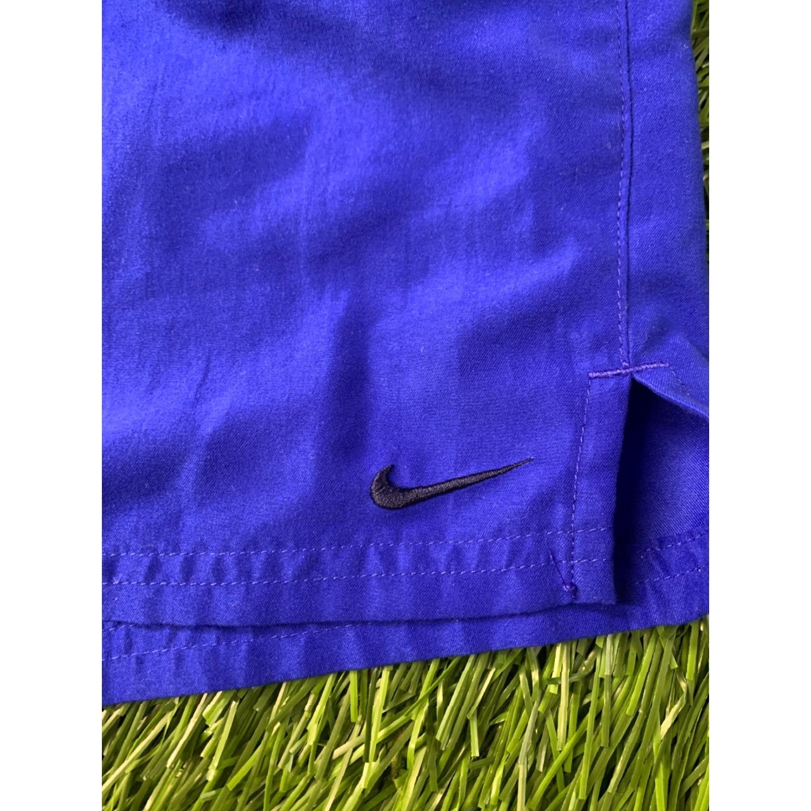 Nike NIKE MEN Beach Shorts Casual L Blue 40cm 33cm Pockets SWIM SWIMMING Size US 33 - 2 Thumbnail