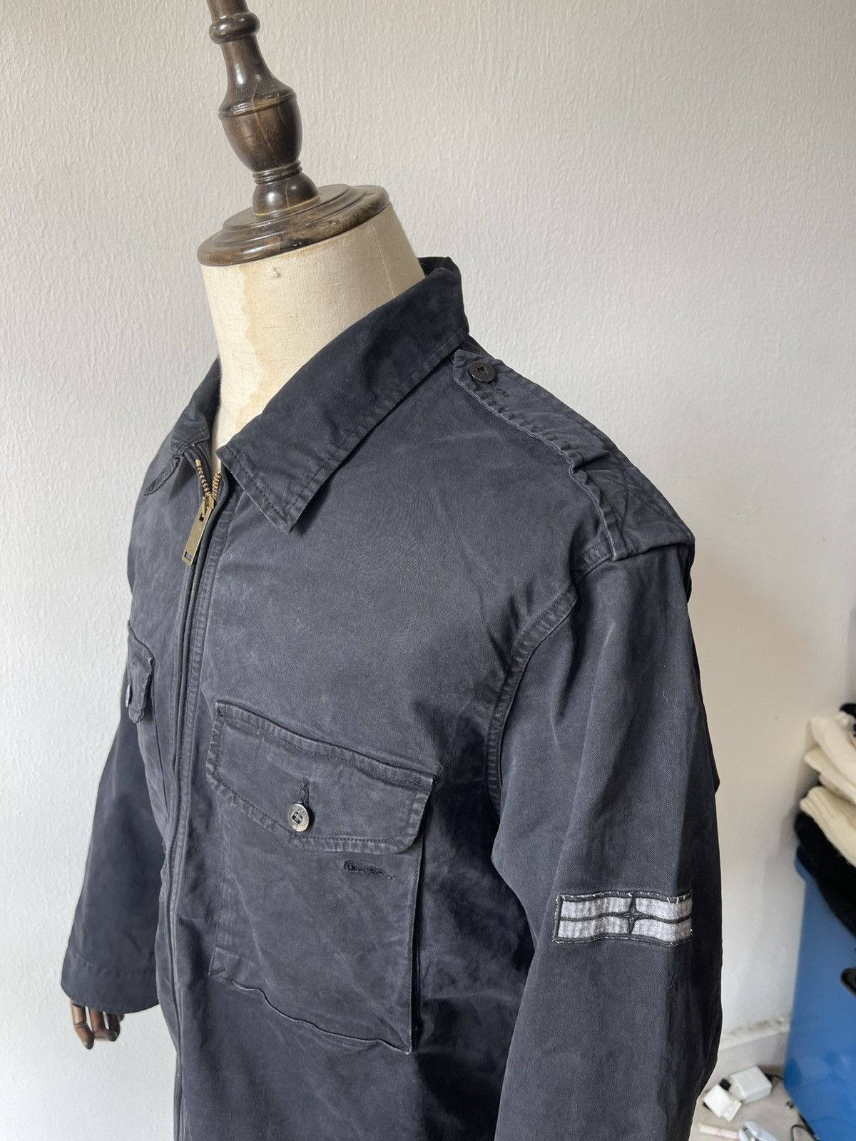 Stone Island 2007 Stone Island Shadow Black Military Jacket C2 Size US XL / EU 56 / 4 - 6 Thumbnail