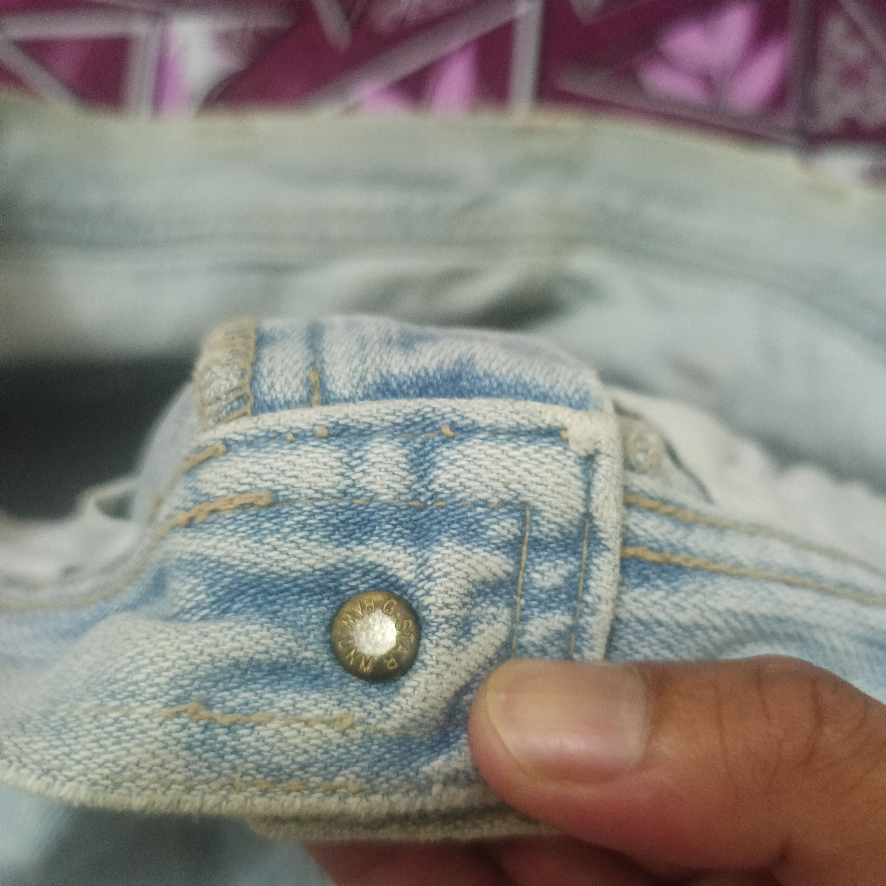 G-Star G Star Raw denim baggy jeans bootcut style Size US 31 - 7 Thumbnail