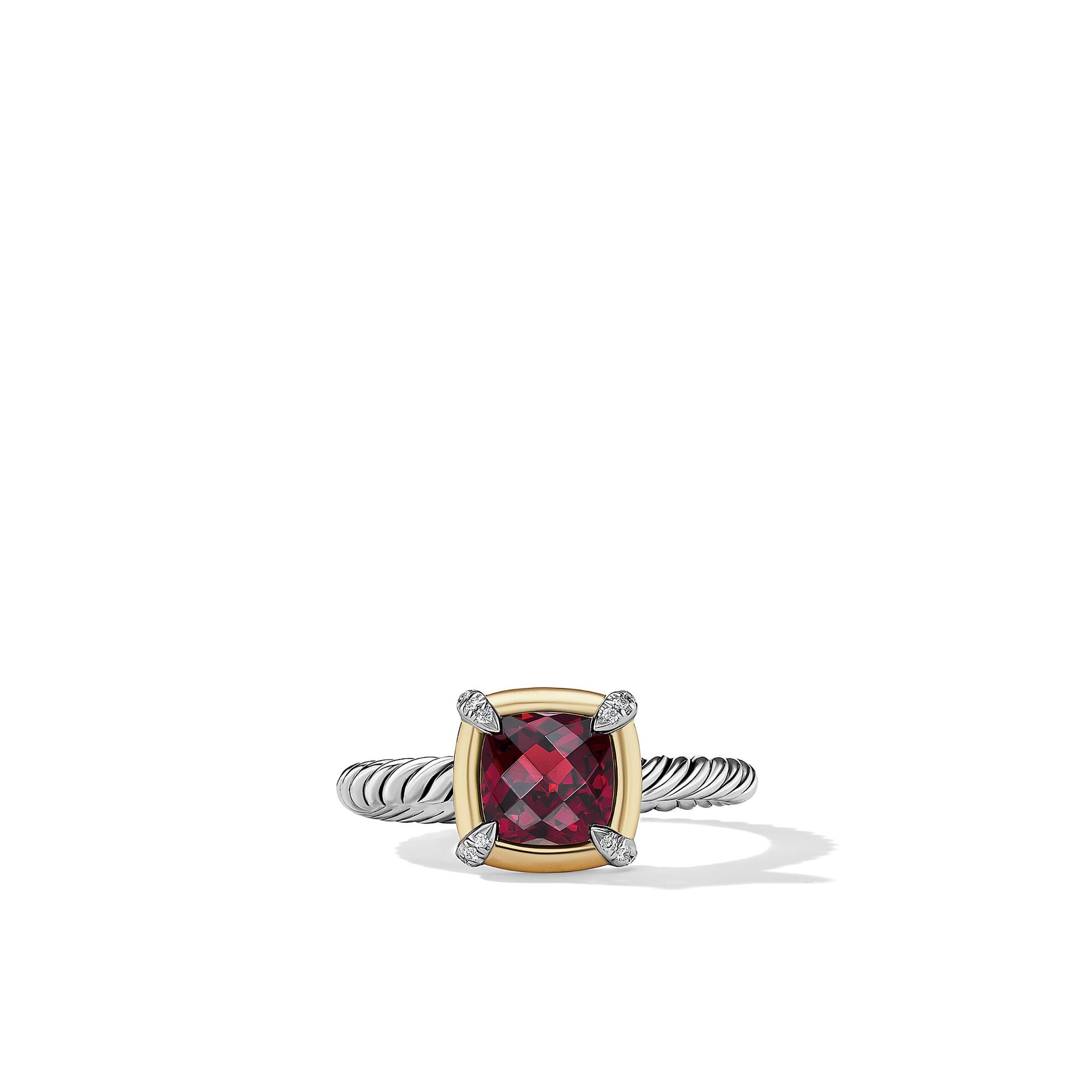 David Yurman o1w1db10526 R17114D Size:8/Chatelaine Ring in Silver Size ONE SIZE - 2 Thumbnail