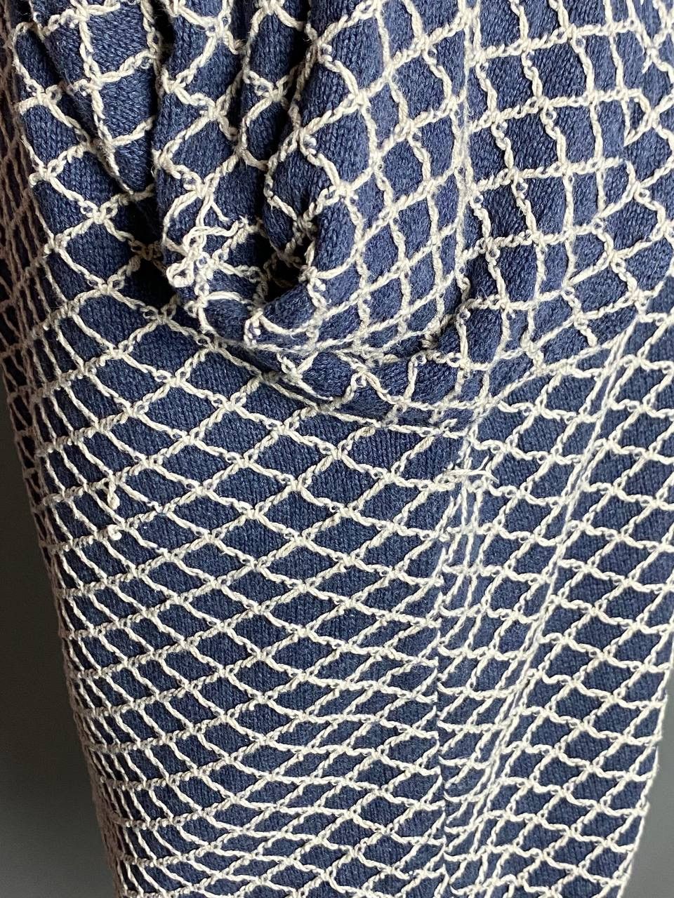 Barbour Barbour Sweater Openwork Lattice Knit Union Jack Patch Sz M Size M / US 6-8 / IT 42-44 - 19 Thumbnail