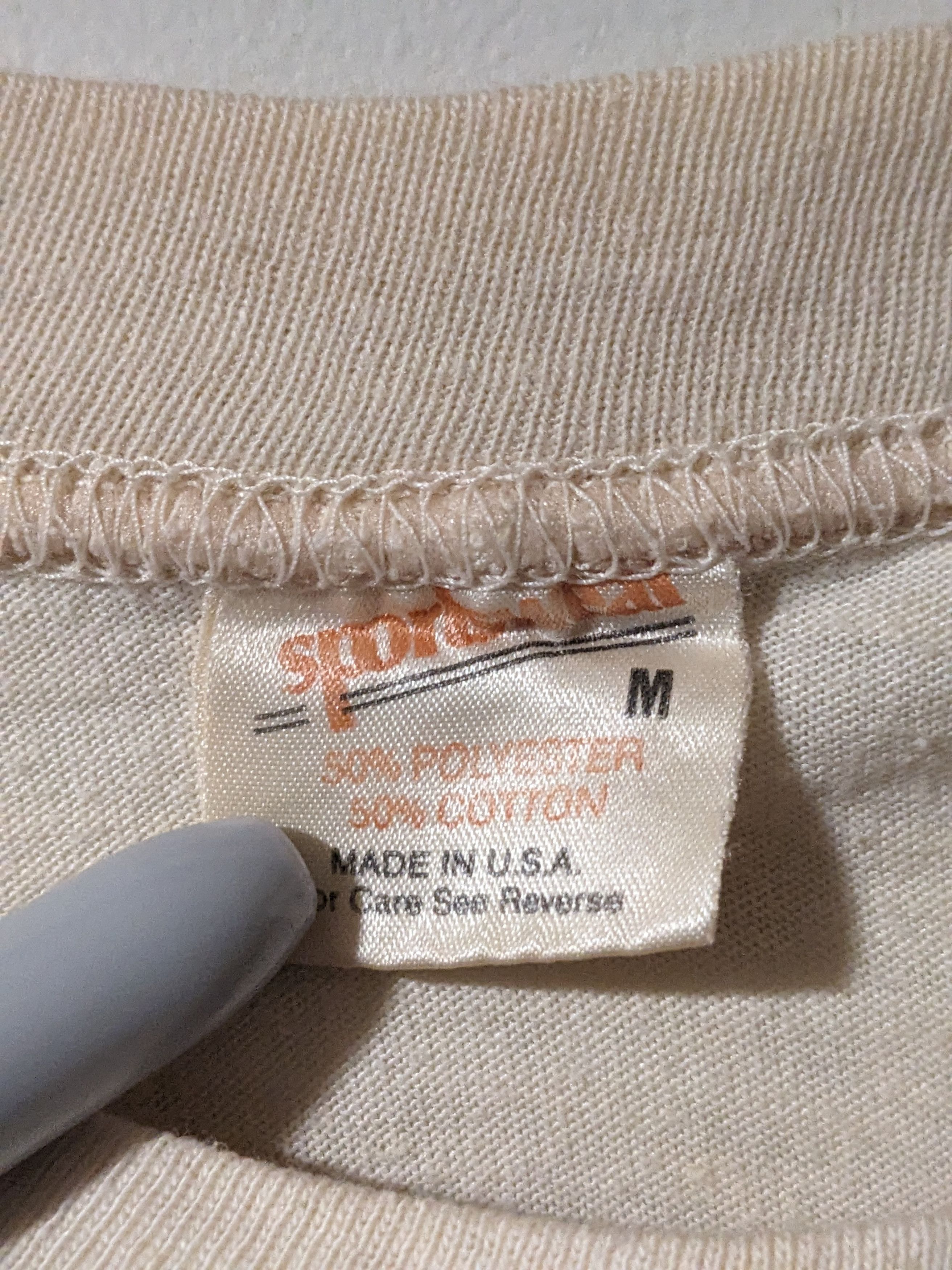 Vintage Vintage 80s Trapper Beer Imported Canadian Beige T-Shirt Size US M / EU 48-50 / 2 - 3 Thumbnail