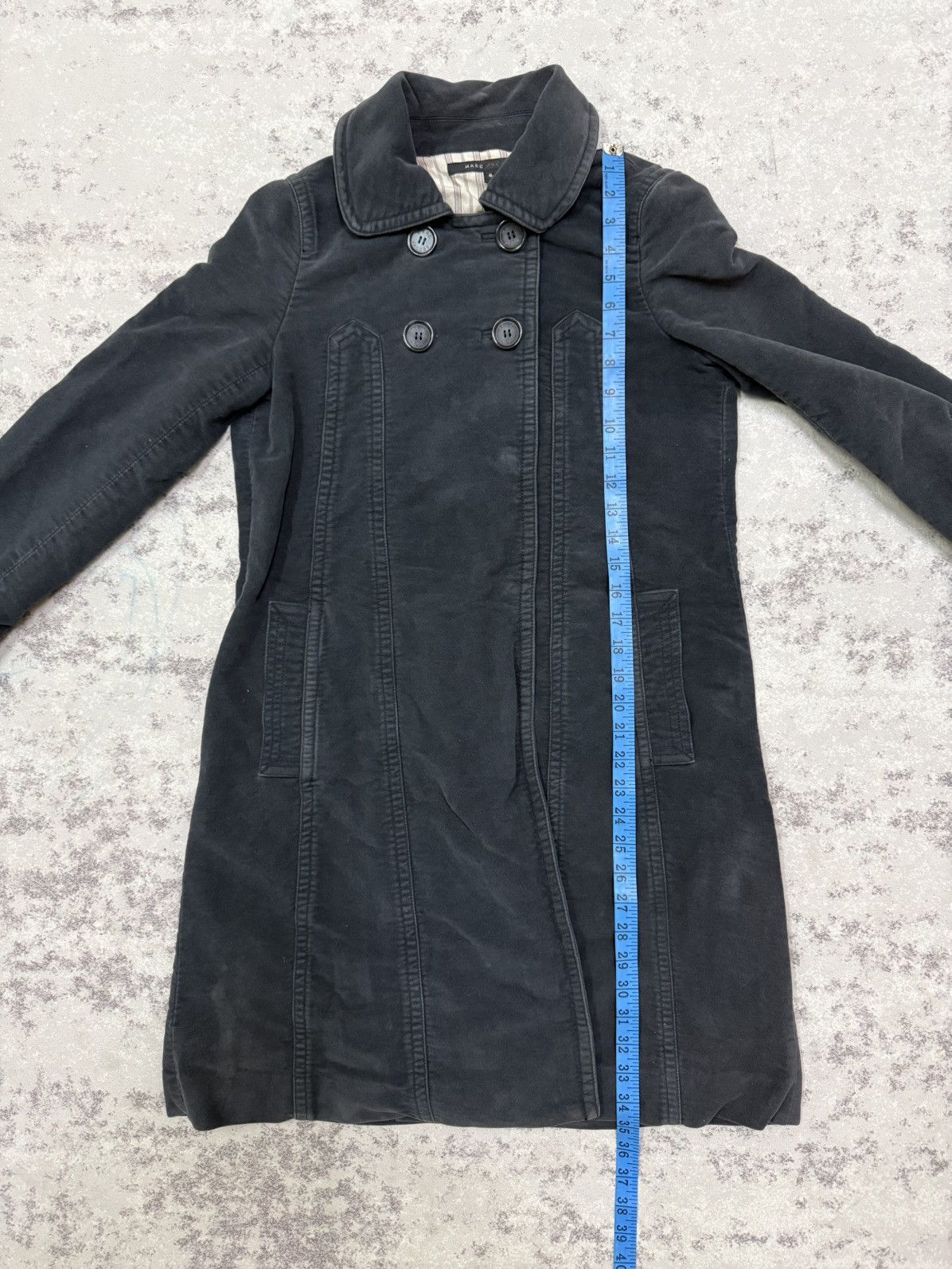 Marc Jacobs Vintage Marc Jacobs Double Breasted Long Coat Jacket Size S / US 4 / IT 40 - 17 Thumbnail