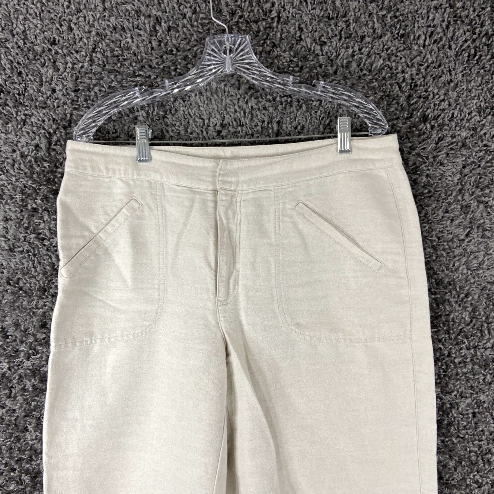 Liz Claiborne Liz Claiborne Audra White Pants Women’s 14 - Dress Pants, White, Women's, 14 Size 36" / US 14 / IT 50 - 4 Thumbnail