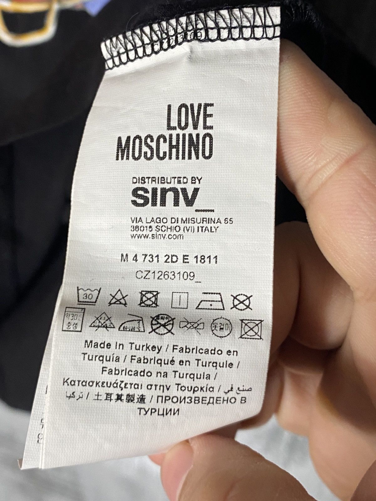 Japanese Brand × Moschino Love Moschino T-shirt NFL Champions Journal Designed Size US M / EU 48-50 / 2 - 4 Thumbnail