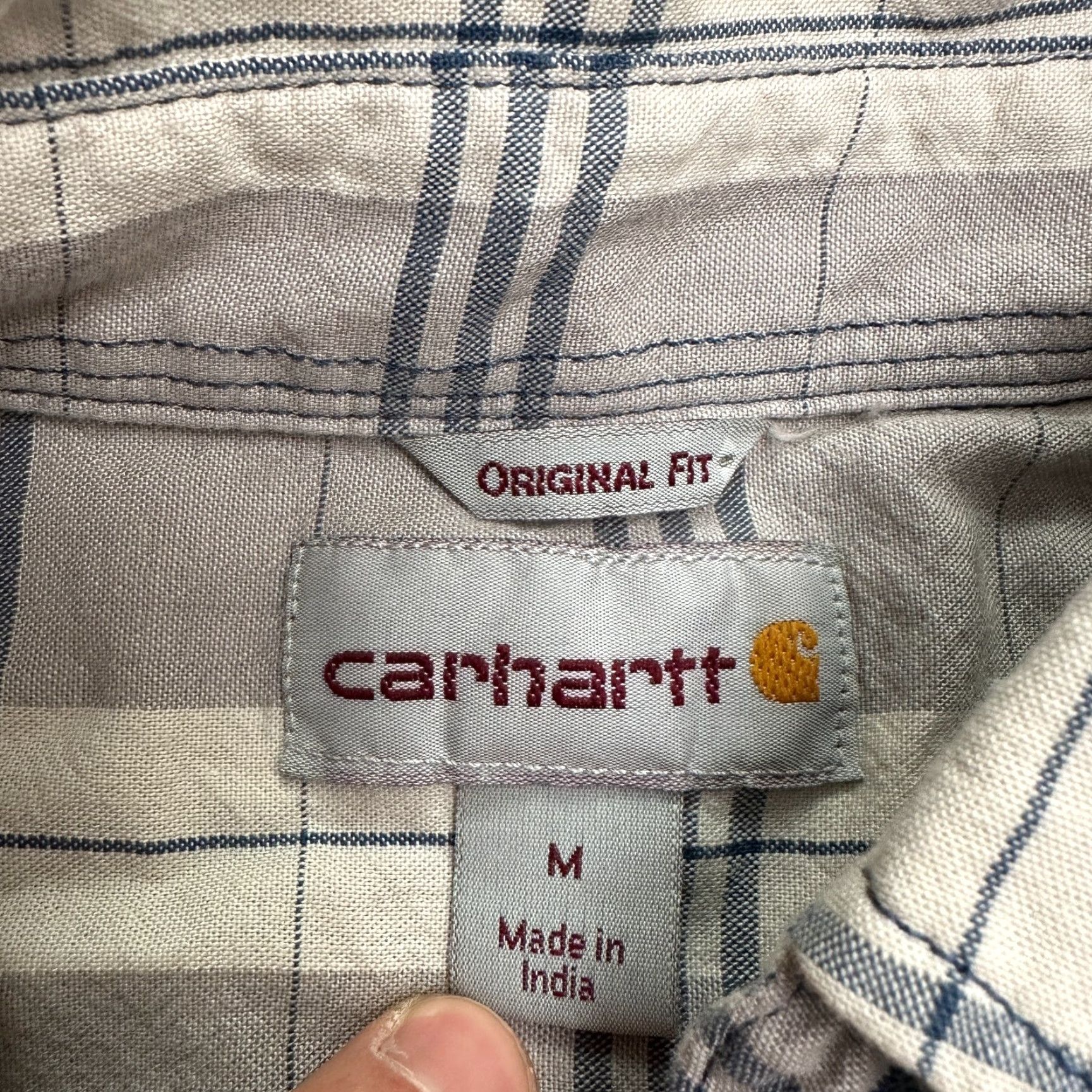 Carhartt Carhartt Original Fit Button Down Shirt Mens Medium Multi Plaid Short Sleeve Top Size US M / EU 48-50 / 2 - 7 Thumbnail