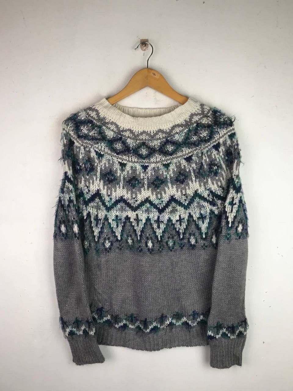 Japanese Brand × Vintage Vintage Titicaca Rare Design Sweater Size US S / EU 44-46 / 1 - 1 Thumbnail
