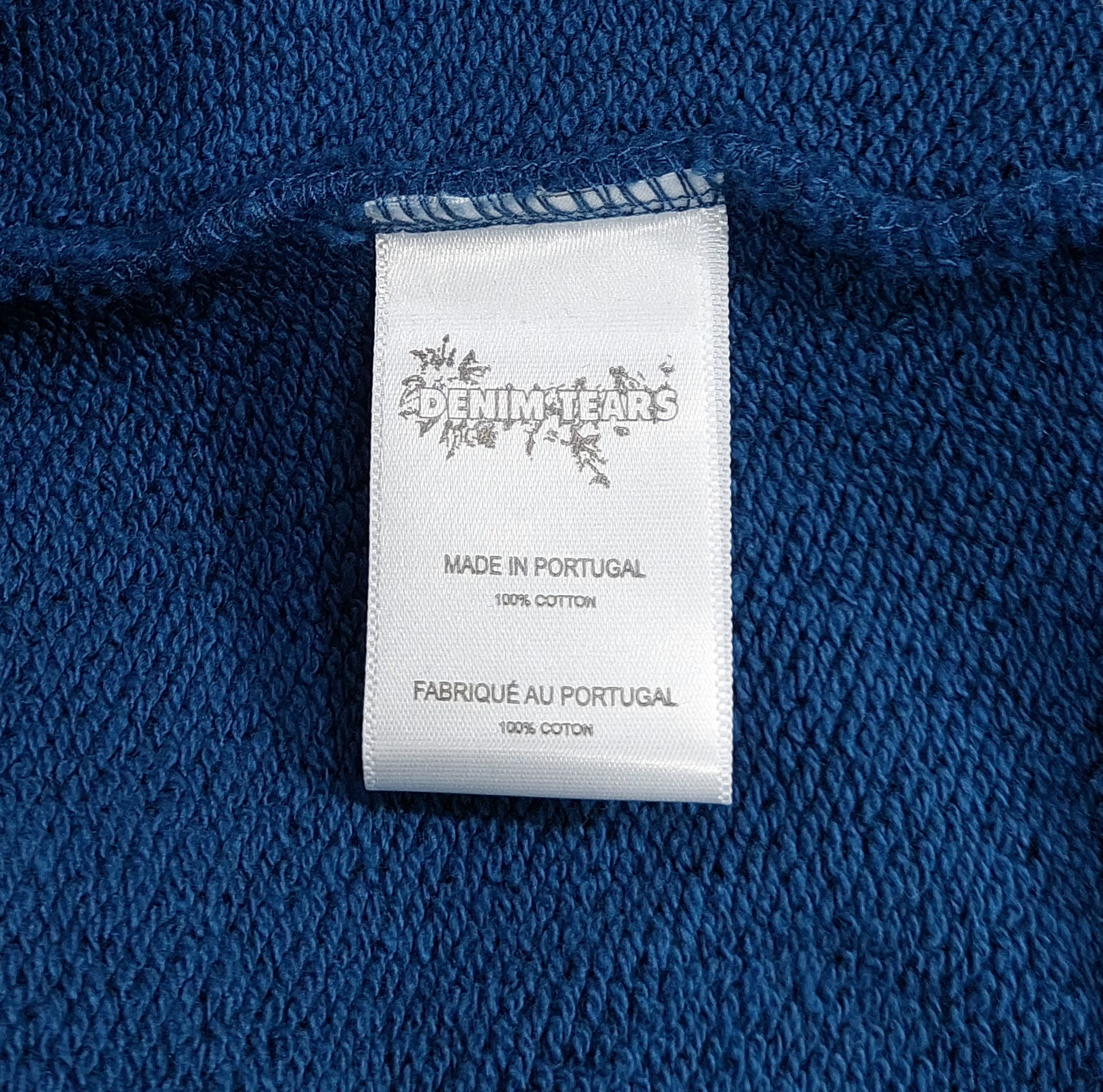 Cactus Plant Flea Market × DENIM TEARS x CPFM cotton wreath hoodie - blue XL Size US XL / EU 56 / 4 - 4 Thumbnail