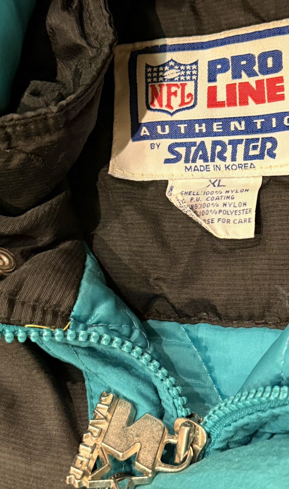Starter Vintage Miami Dolphins Pro Line Starter Jacket size XL Size US XL / EU 56 / 4 - 3 Thumbnail