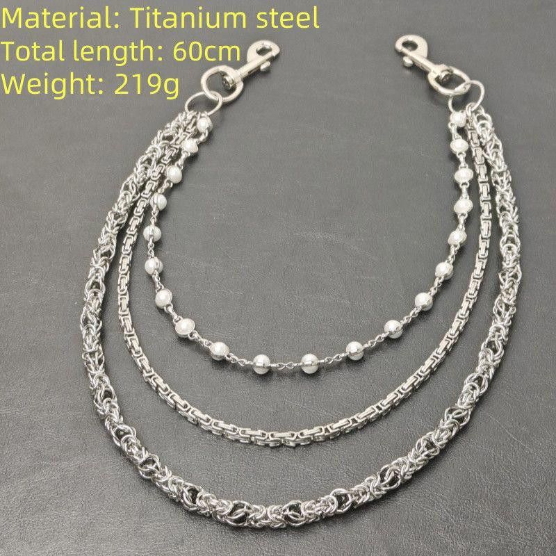 Jewelry 3 Layer Natural Echo Pearled Wallet Chain Size ONE SIZE - 4 Thumbnail