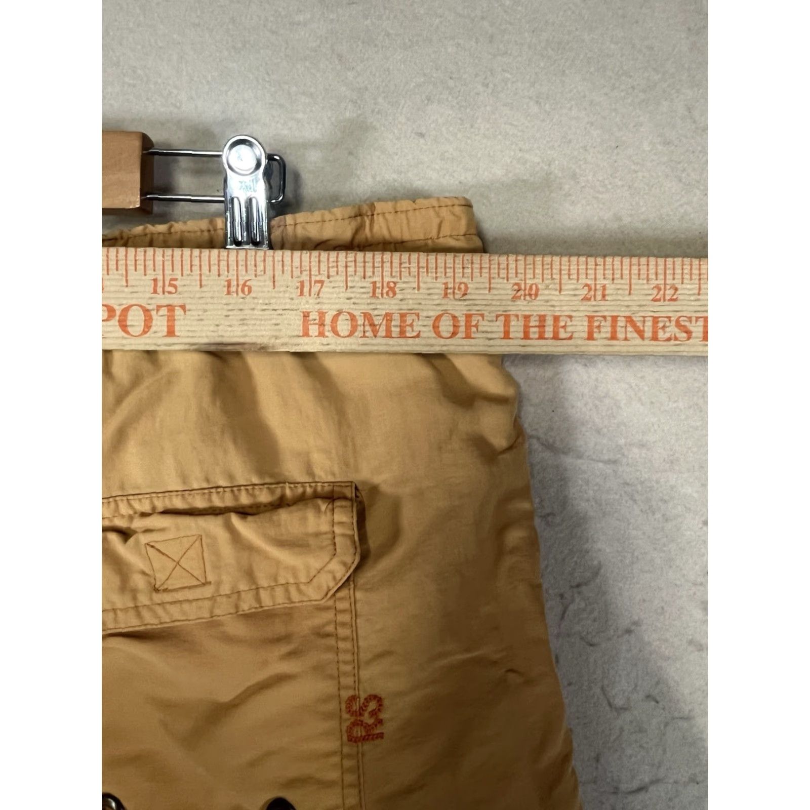 Reyn Spooner VINTAGE Reyn Spooner Board Shorts Men Adult Large Orange Nylon Blended Lightweight Drawstring Pockets Beach 90s Style Trunks Size US 33 - 3 Thumbnail