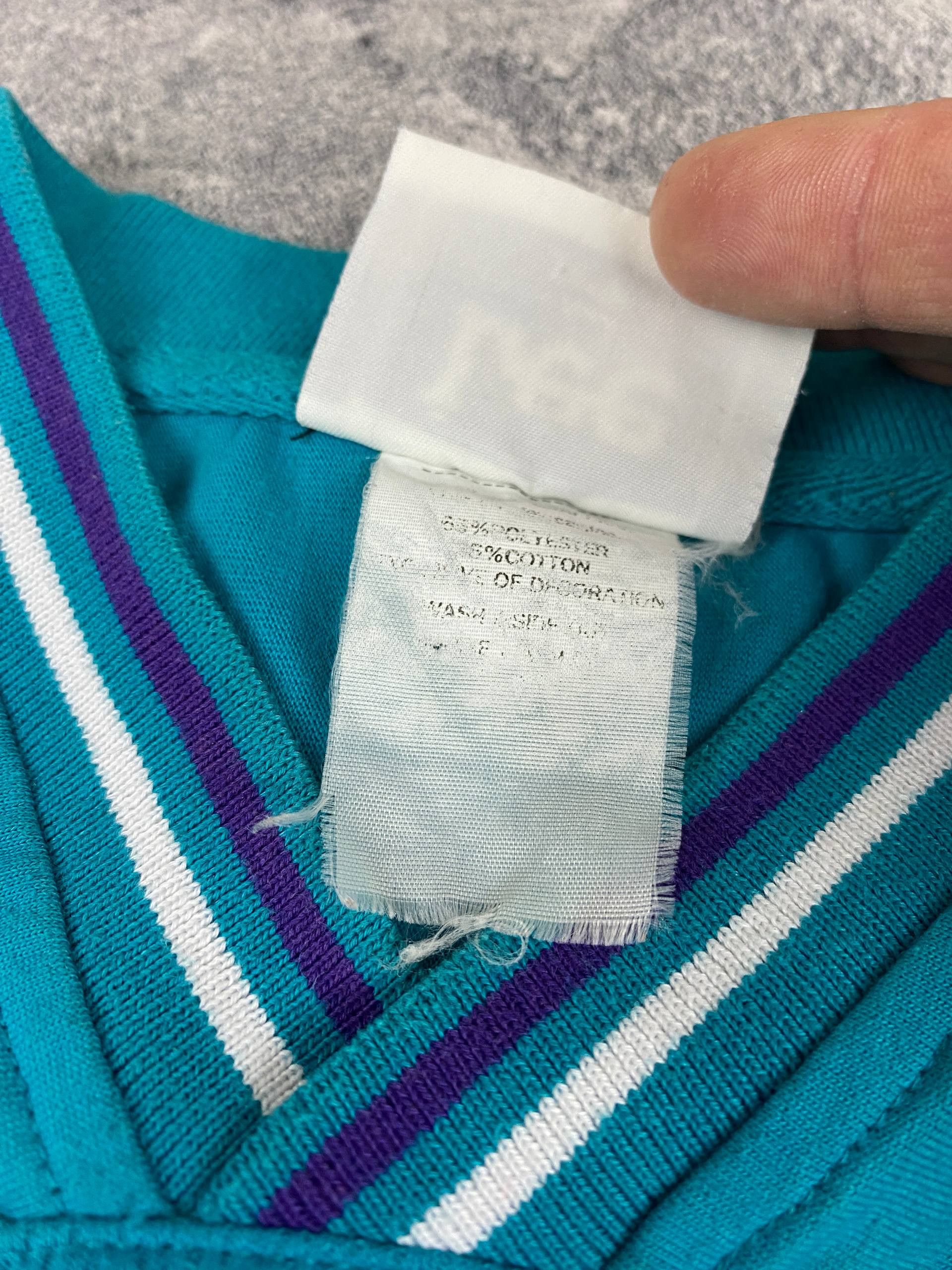 Lee Vintage 90s Charlotte Hornets NBA basketball sweatshirt Size US L / EU 52-54 / 3 - 8 Thumbnail