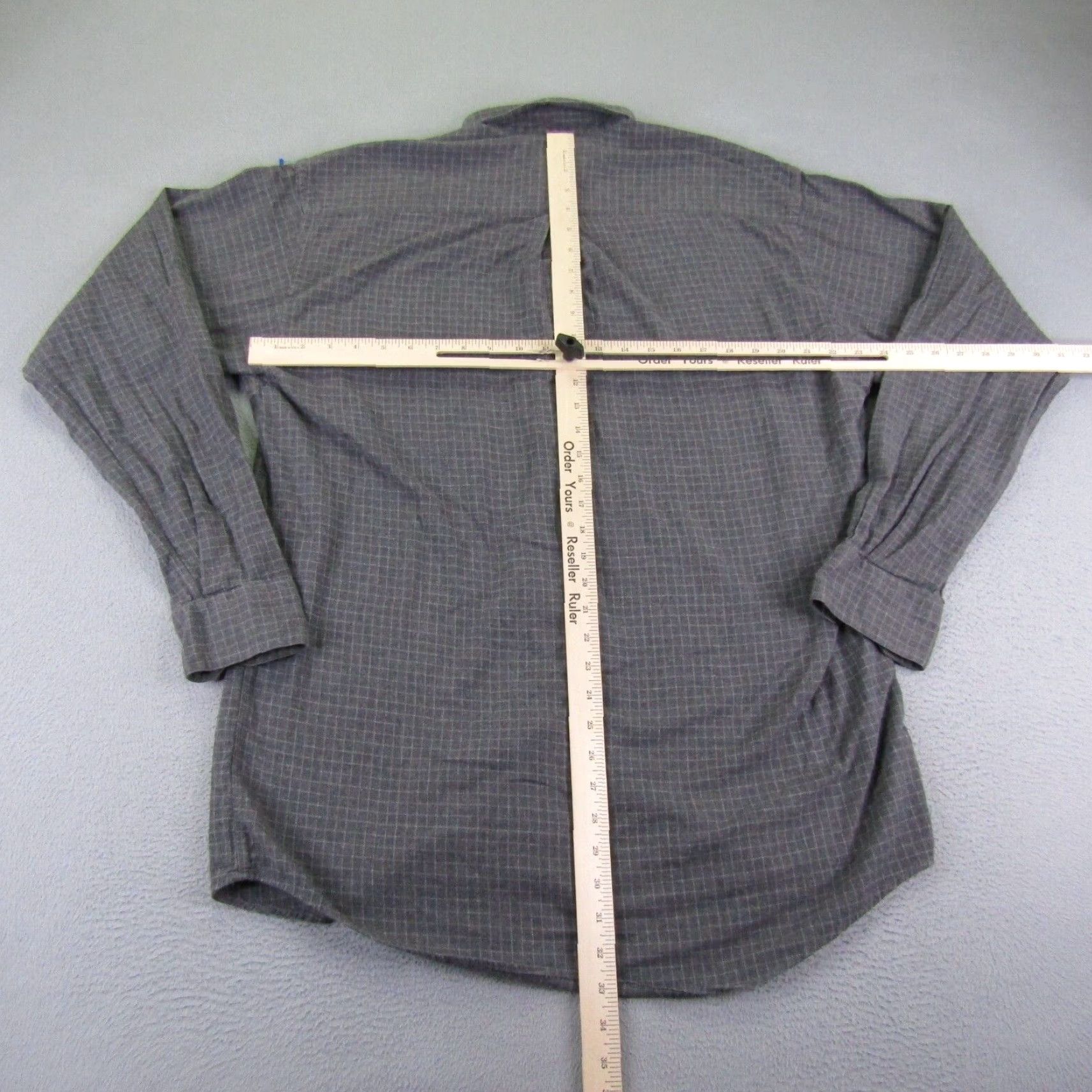 Vintage VINTAGE Gitman Bros Shirt Mens LT Gray Plaid Flannel Western Button-Up Casual Workwear Pockets Size US L / EU 52-54 / 3 - 5 Thumbnail