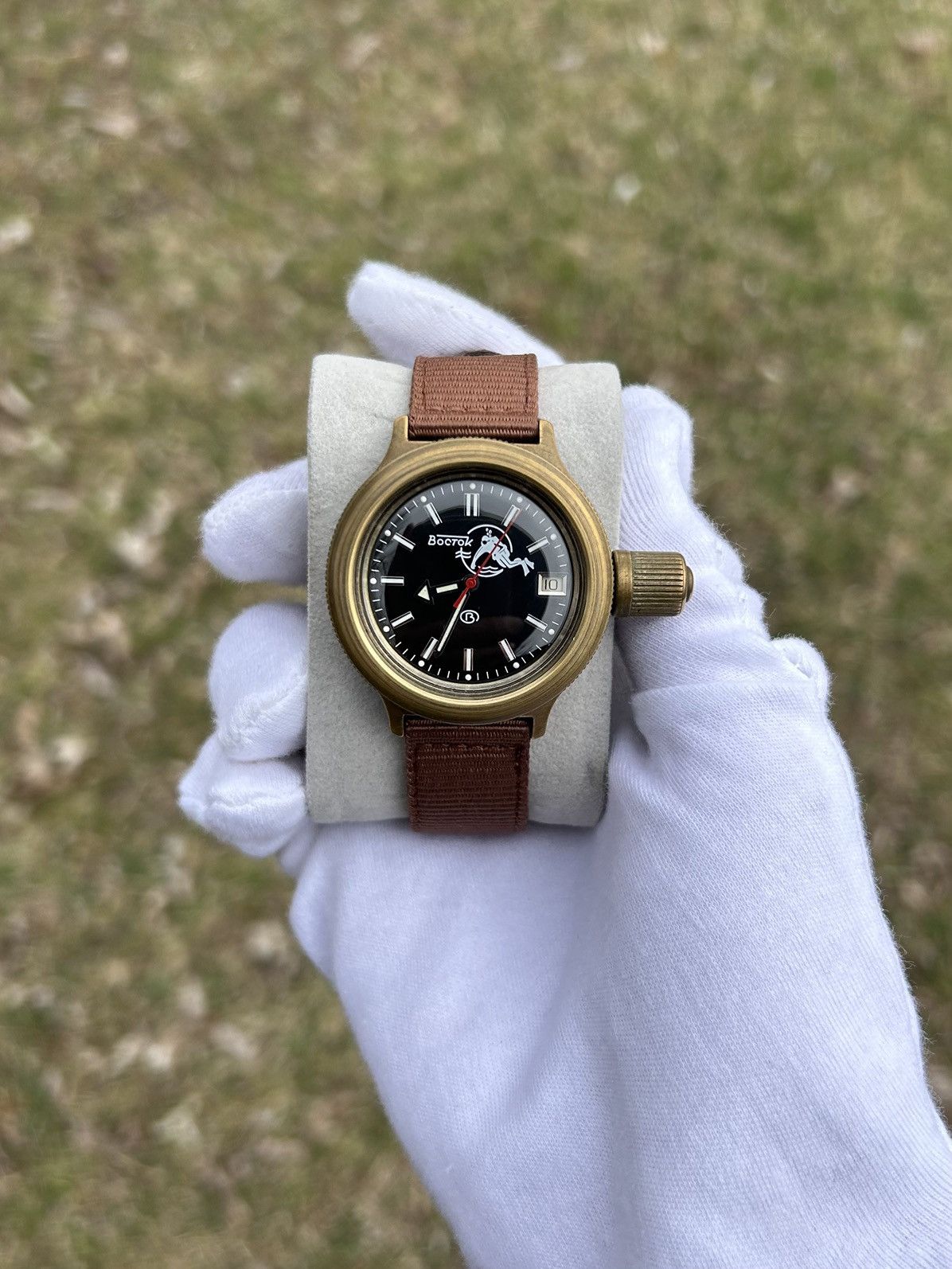 Vintage Vintage Watch Vostok Amphibia Custom Model Soviet USSR 1980s Size ONE SIZE - 1 Thumbnail