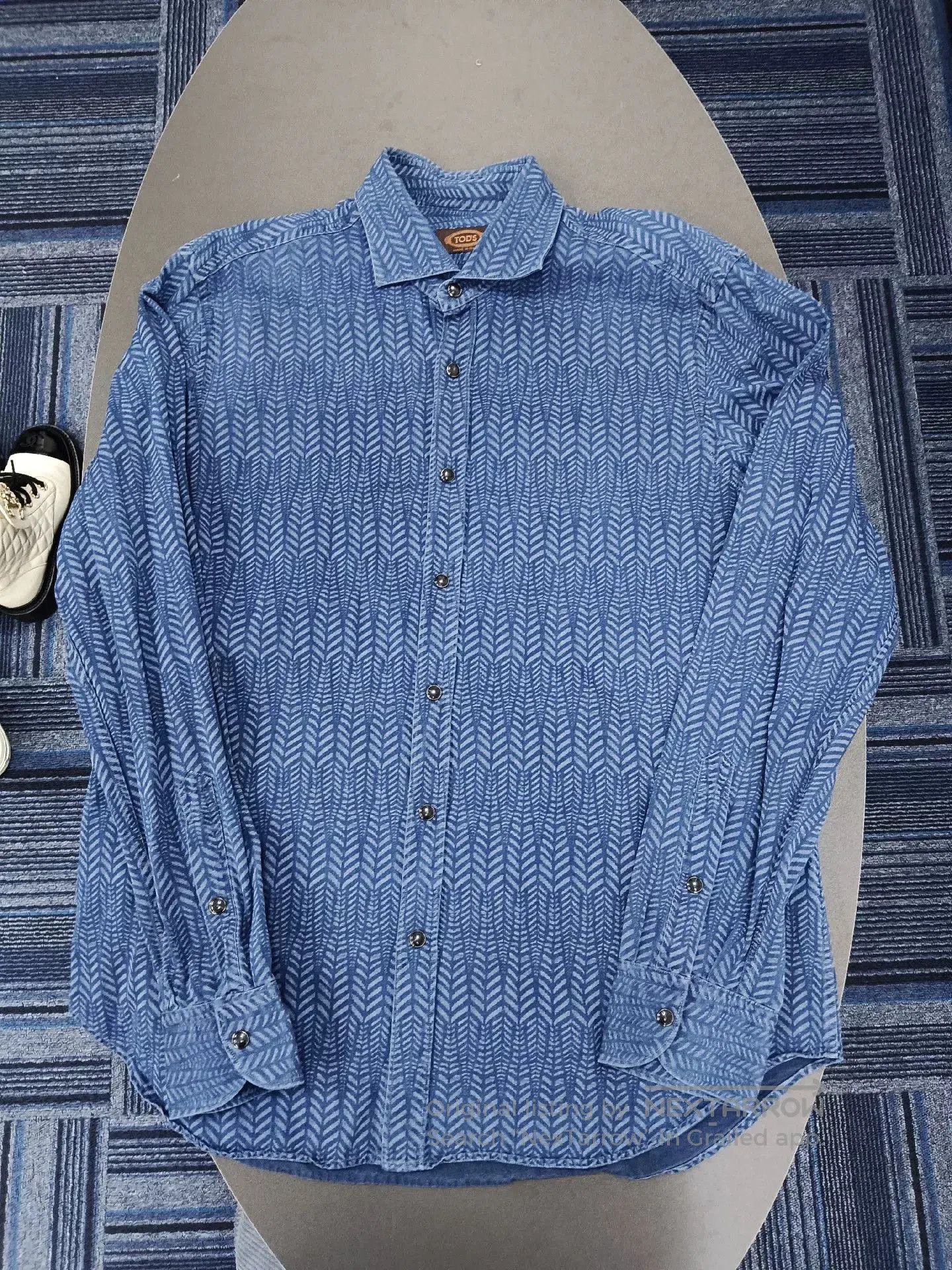 Tod's tod's artistic pattern long sleeve shirt. Size US L / EU 52-54 / 3 - 1 Thumbnail