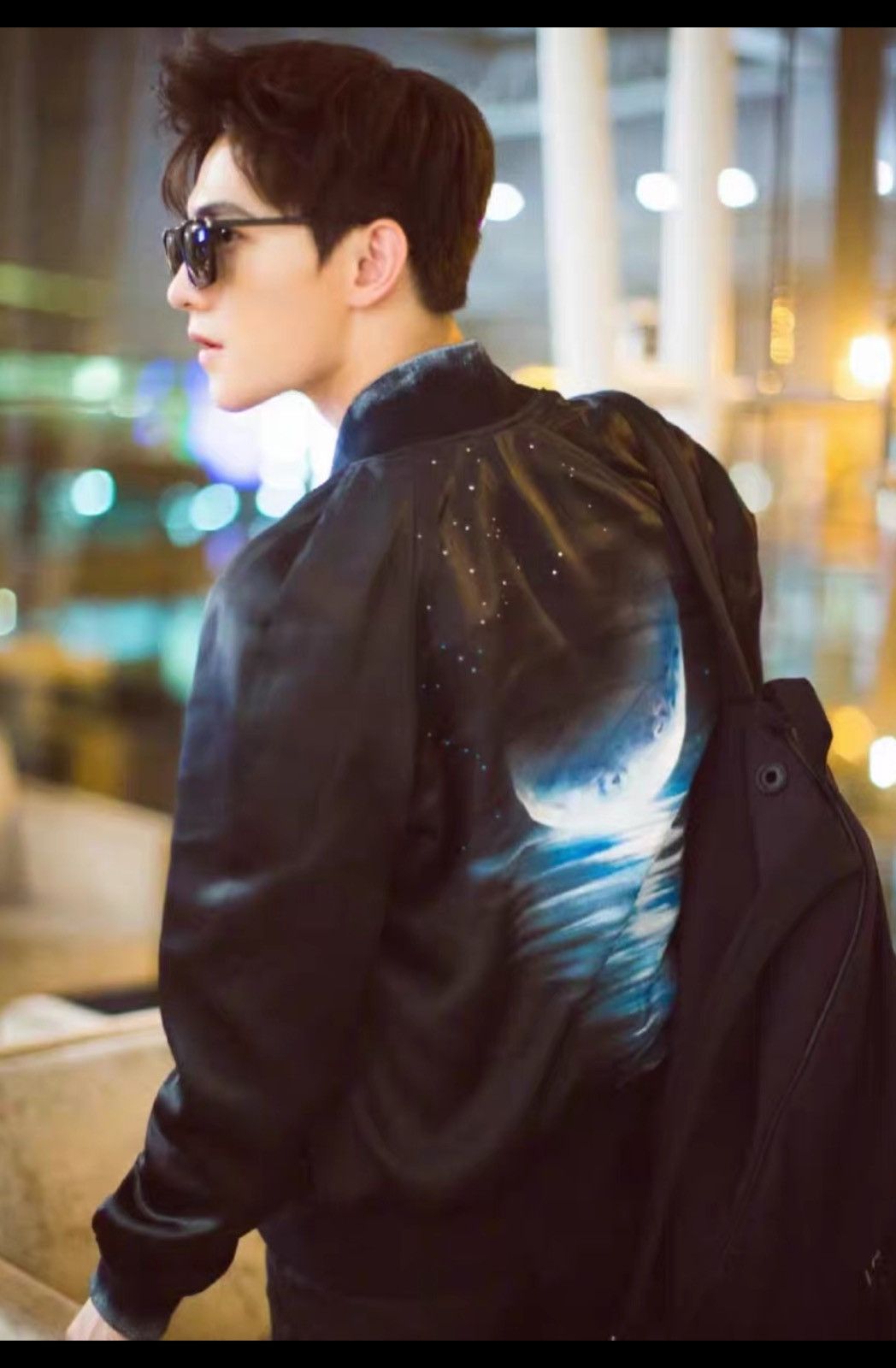 Saint Laurent Paris Saint Laurent SLP 2016FW “Moon Over the Sea” Varsity Jacket Size US L / EU 52-54 / 3 - 8 Thumbnail