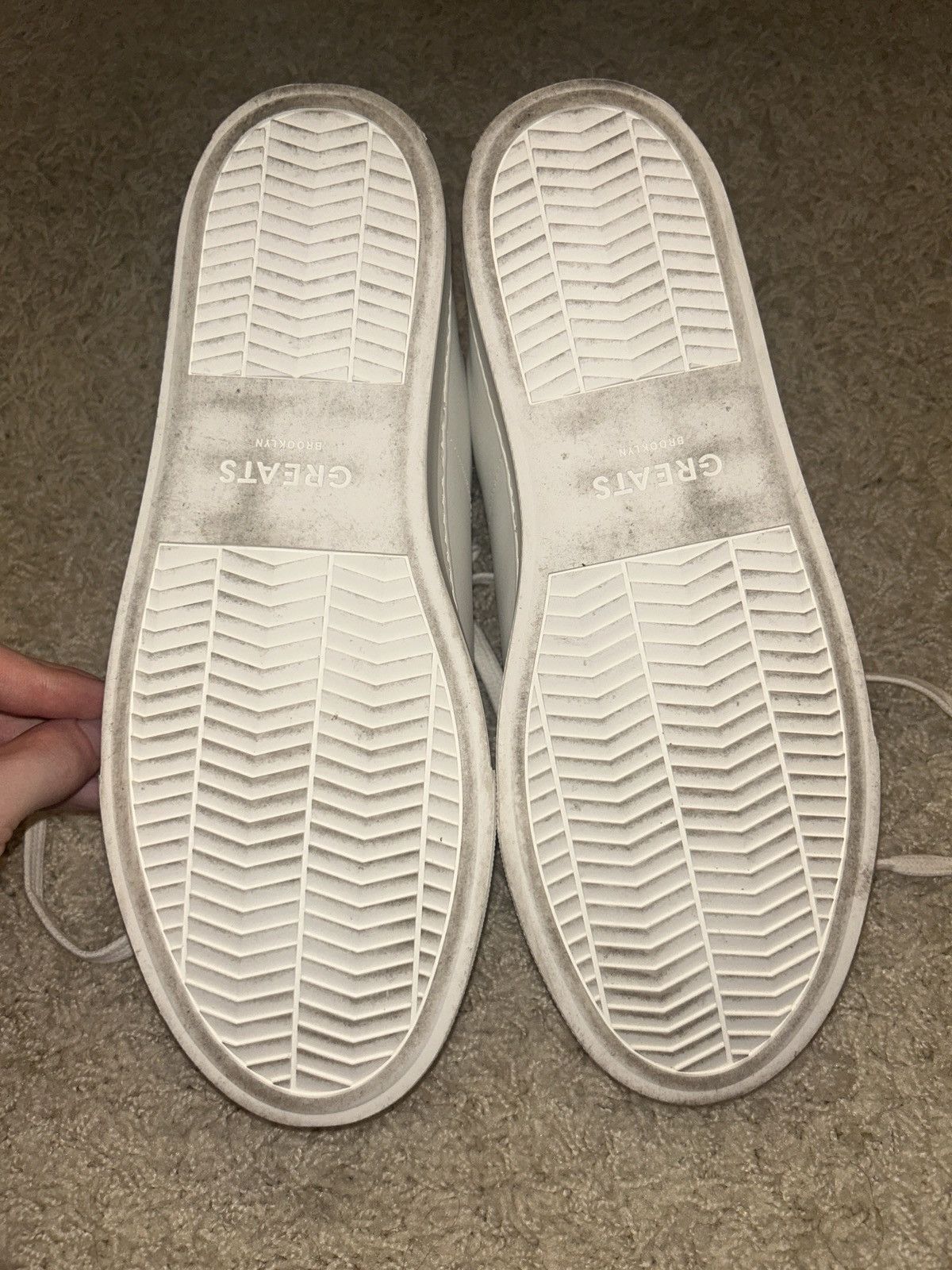 Greats Greats Royale White Leather Shoes 10 Size US 10 / EU 43 - 6 Thumbnail
