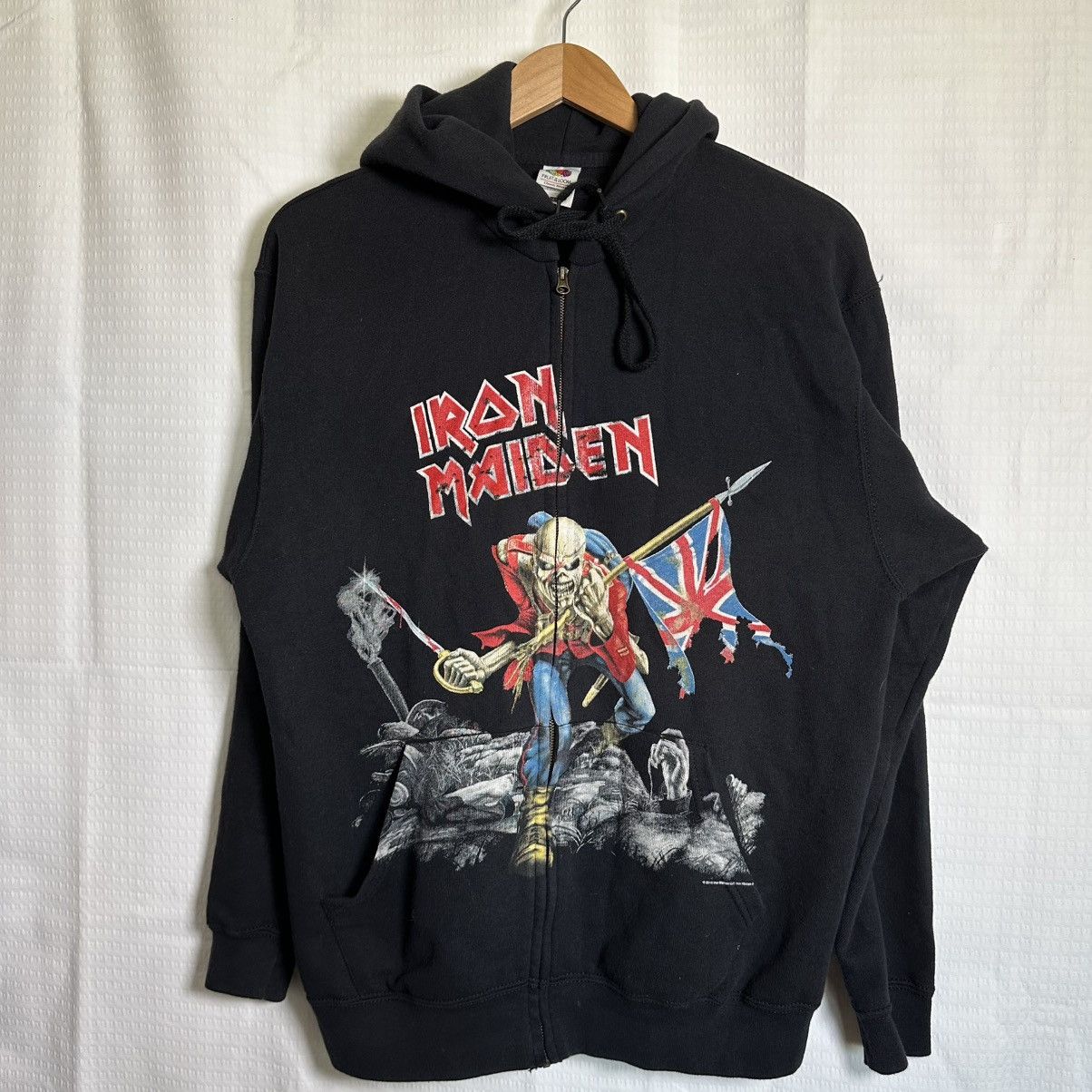 Iron Maiden VTG Iron Maiden Bootleg Hoodie Grim Reaper Canadian Flag L Size US L / EU 52-54 / 3 - 1 Thumbnail