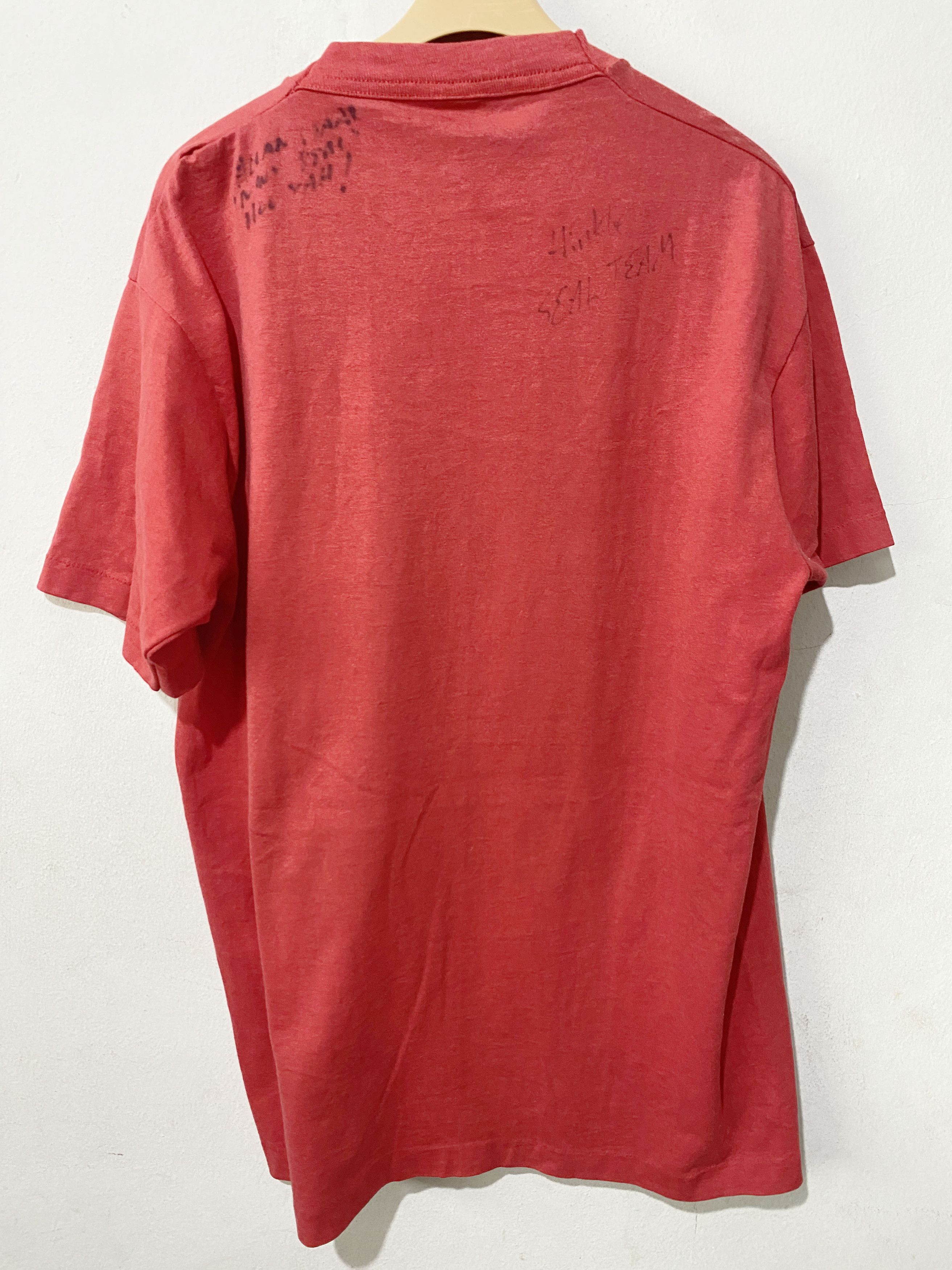 D.A.R.E × Vintage Vintage 80s DARE To Keep Kids Off Drugs Red Tee Size US L / EU 52-54 / 3 - 3 Thumbnail