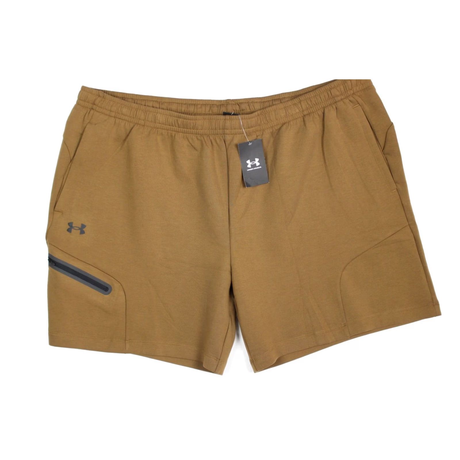 Under Armour Under Armour Men's Unstoppable Fleece Shorts 4XL Brown 1379809 498 Size US 39 - 5 Thumbnail