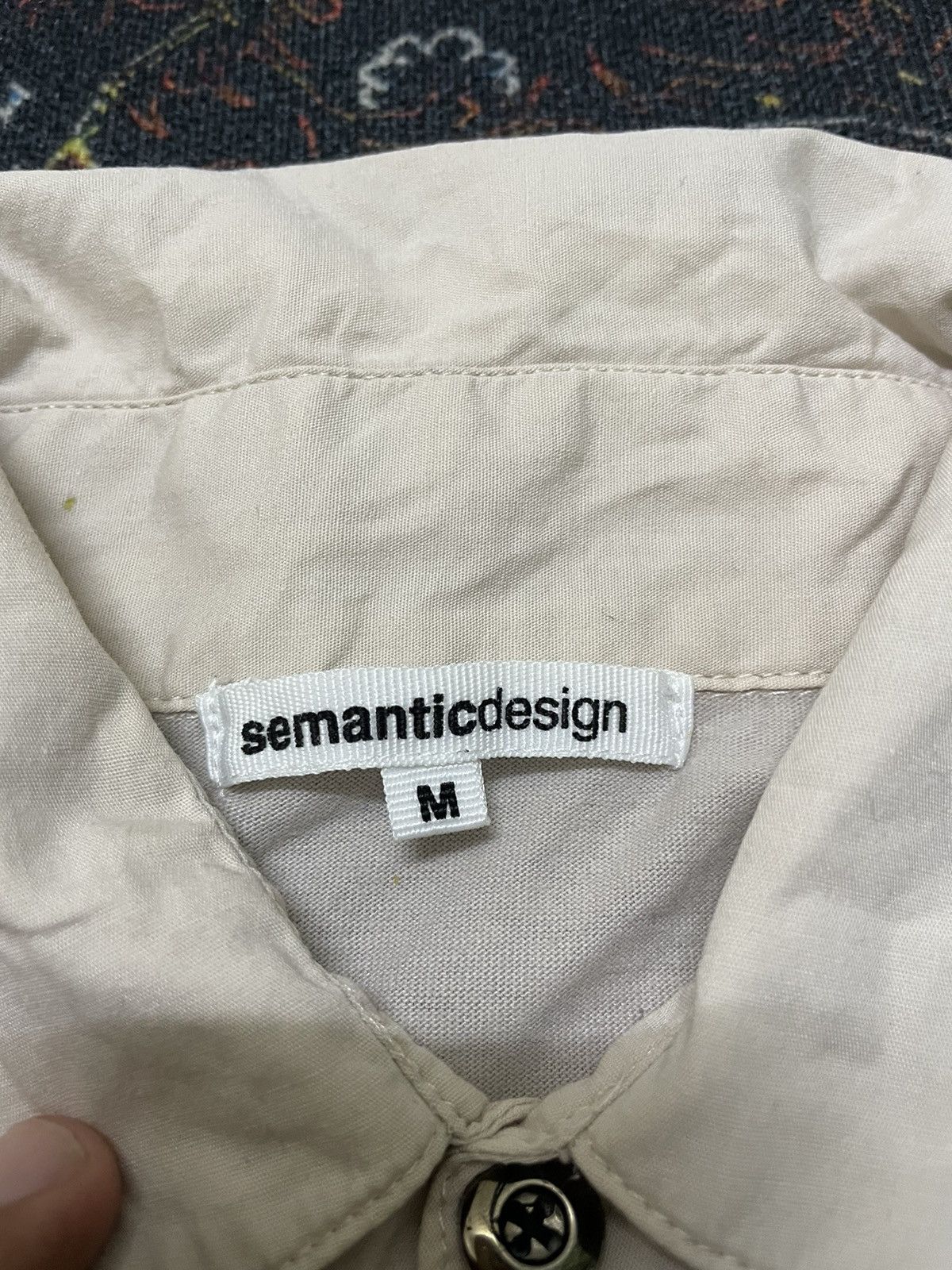 semanticdesign Vintage Semanticdesign Polo Tshirt Size US M / EU 48-50 / 2 - 3 Thumbnail