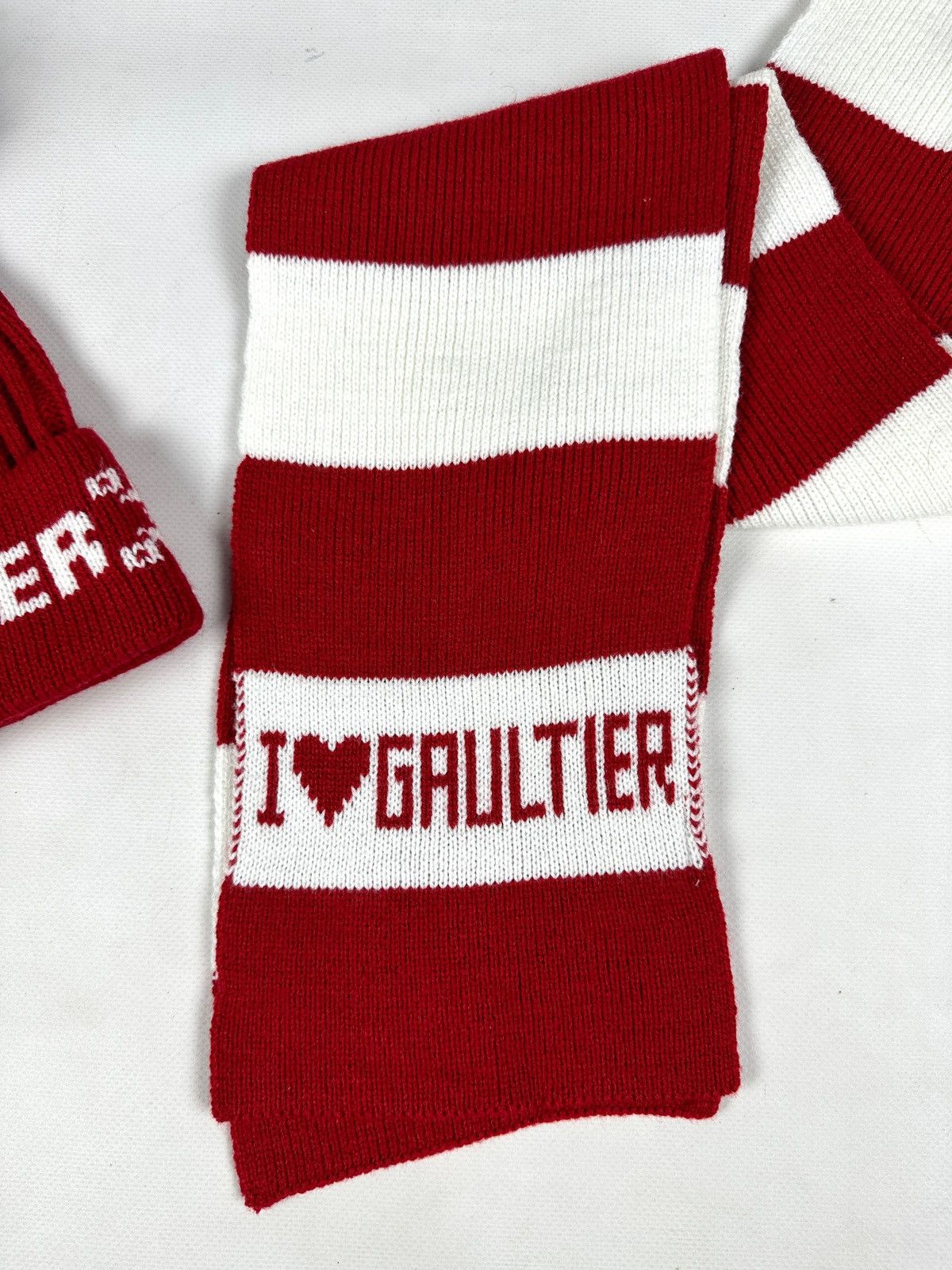 Jean Paul Gaultier Jean Paul Gaultier I Love ❤️ Gaultier Scarf + Hat Size ONE SIZE - 5 Thumbnail