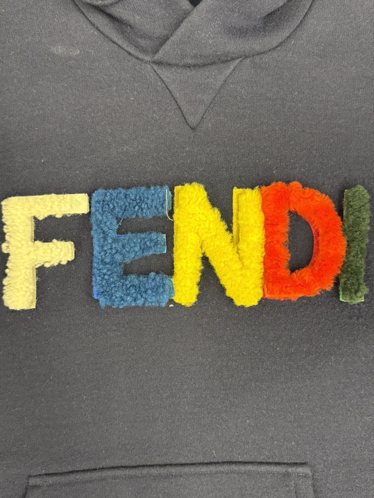 Fendi Fendi Shearling Logo Hoodie Size US M / EU 48-50 / 2 - 4 Thumbnail