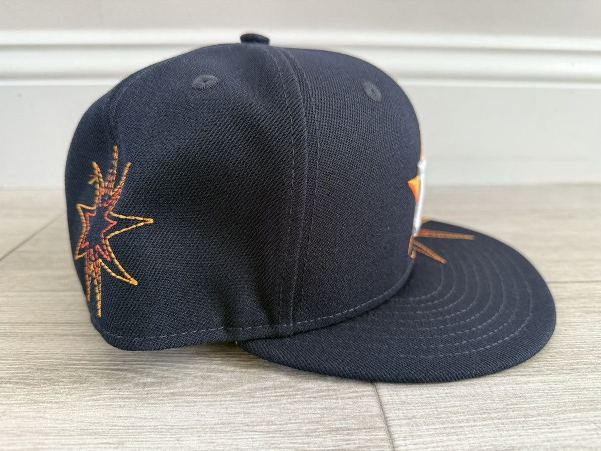 New Era Houston Astros New Era Solar Stars Black Grey Fitted 7 3/8 Size ONE SIZE - 2 Thumbnail