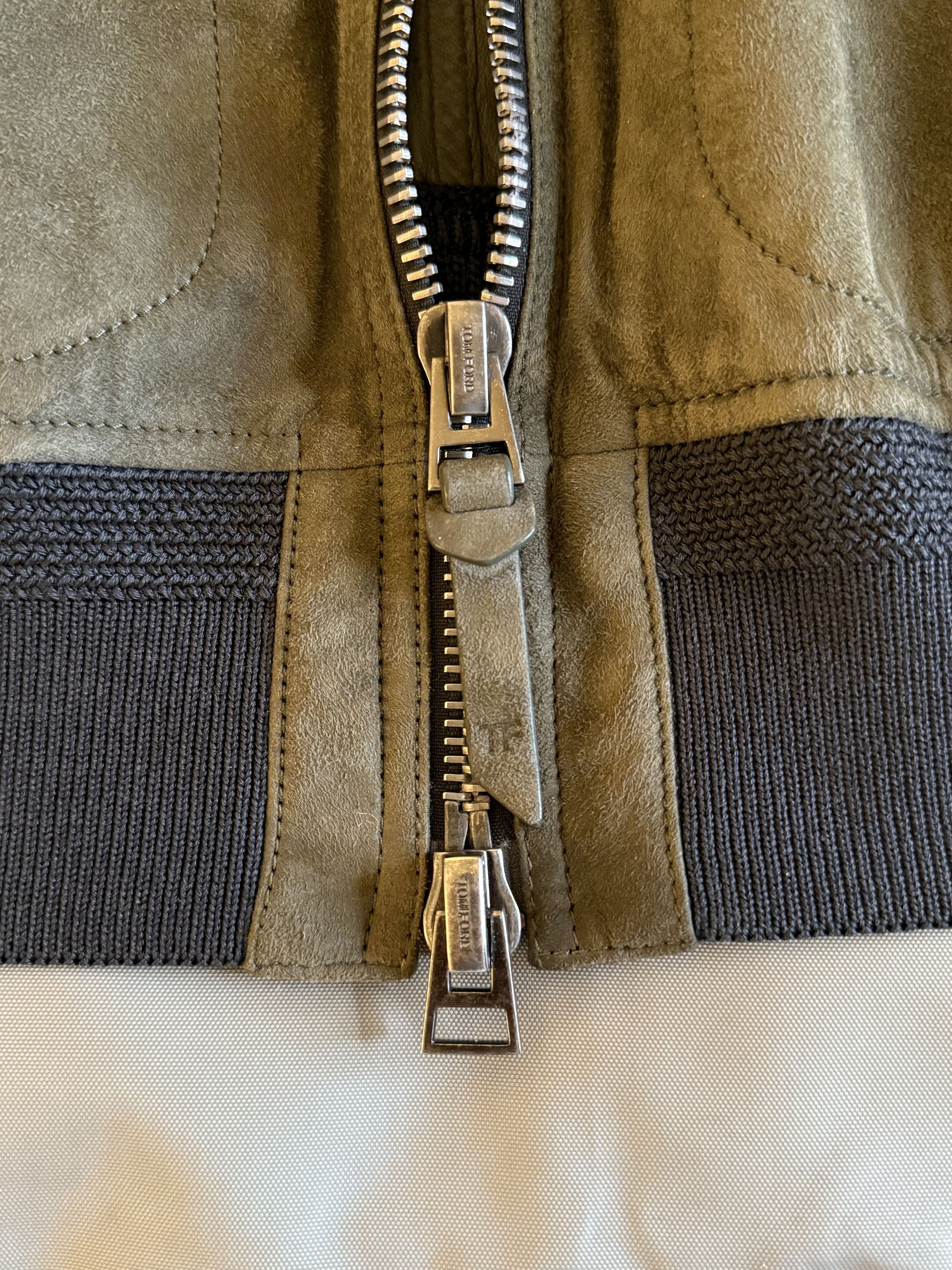 Tom Ford Coveted Rare $6,300 w/tax TOM FORD Green Suede Jacket Size US L / EU 52-54 / 3 - 19 Thumbnail