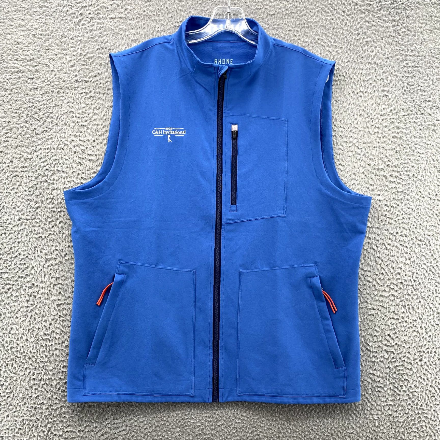 Rhone Rhone Vest Men's XL Blue Full Zip Softshell Jacket Outdoor Gorpcore Preppy Golf Shirt Size US XL / EU 56 / 4 - 2 Thumbnail