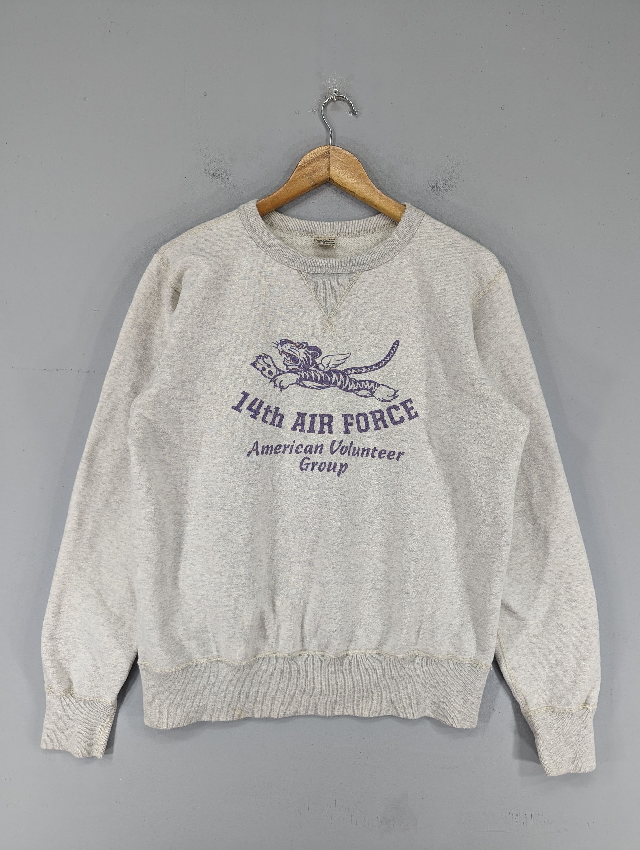 image of Buzz Ricksons x Toyo Enterprises vintage Buzz Rickson Flying Tiger Sweatshirt, Men's (Size Medium)