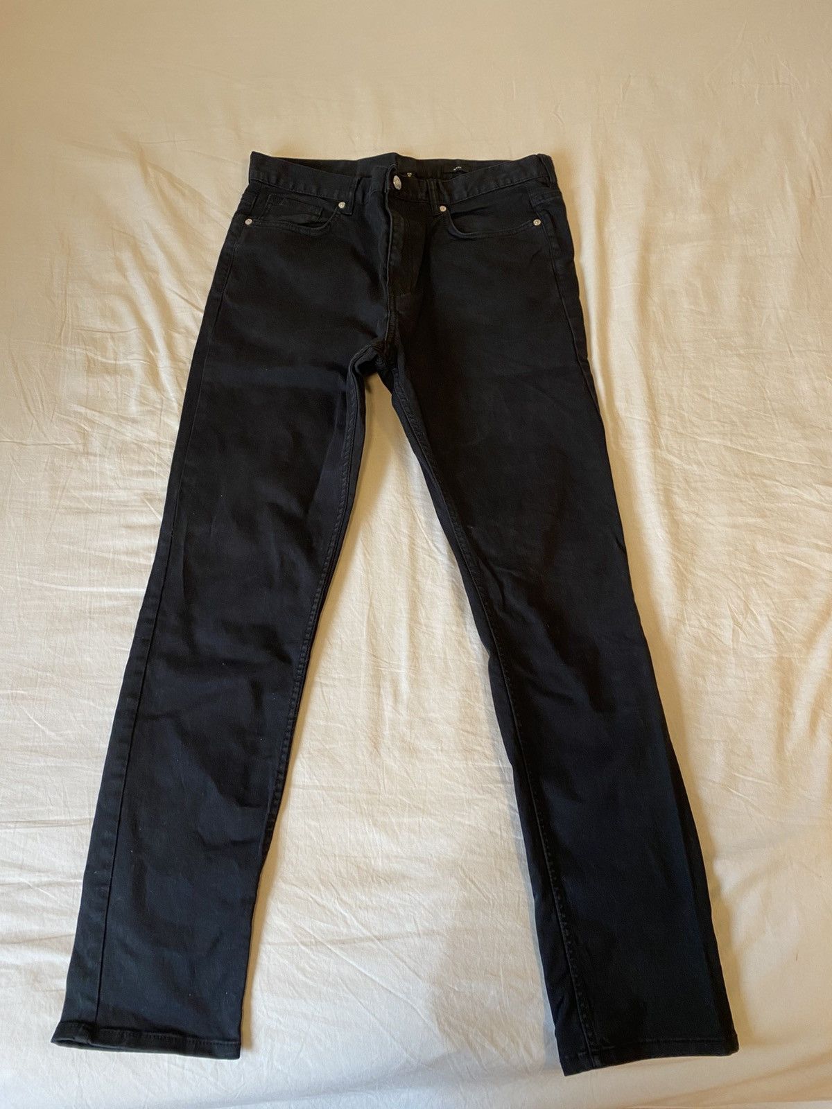 H&M Slim fit black jeans Size US 32 / EU 48 - 1 Thumbnail