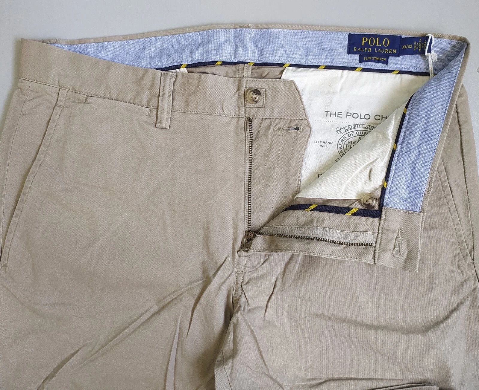 Polo Ralph Lauren Polo Ralph Lauren Slim Stretch Fit Chino Trouser FTP 0068 Size US 33 - 4 Thumbnail