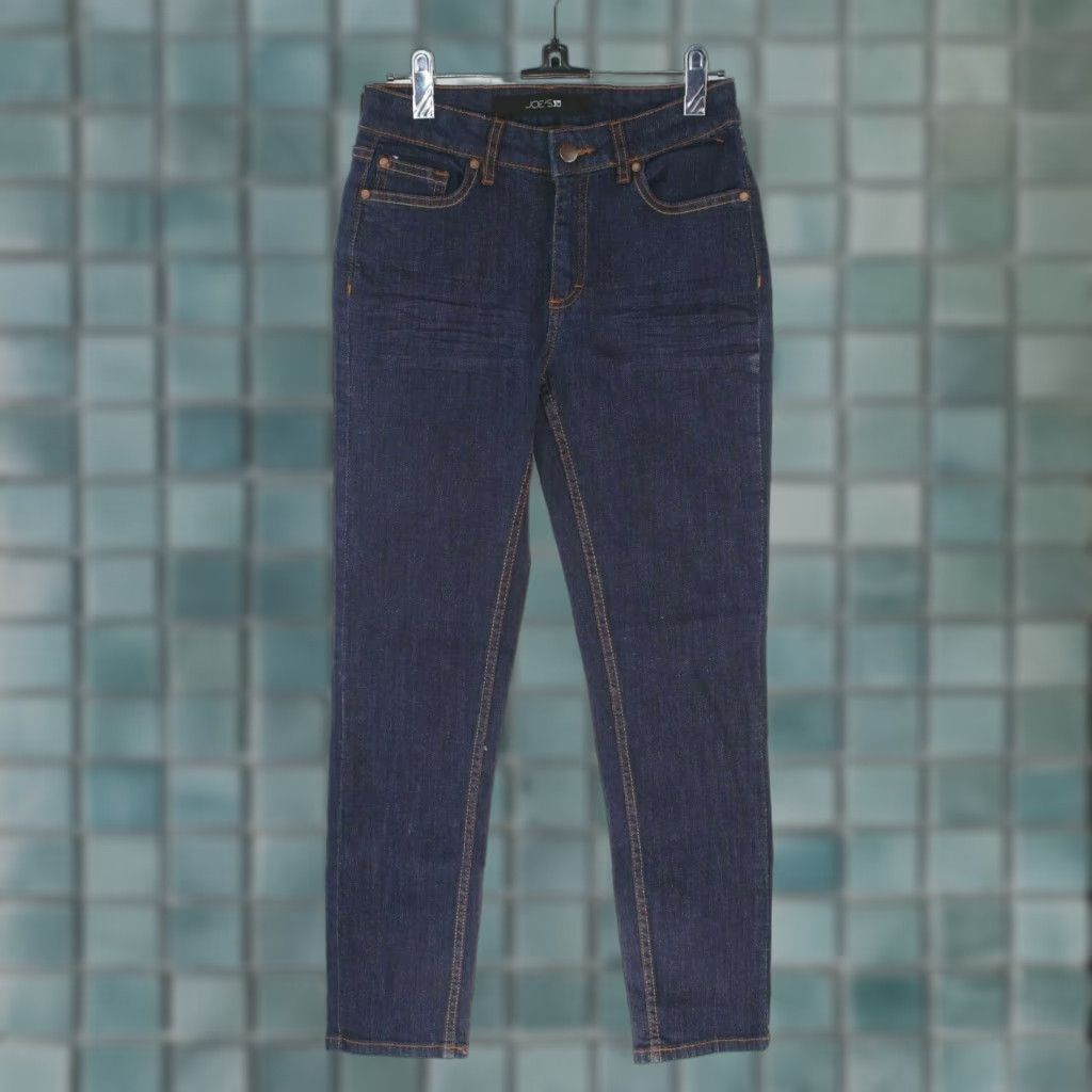 Vintage Joes Jeans Skinny Ankle Jeans | Denim Cropped Midrise | Womens Size 12 | Dark Blue Wash 26x26 INSEAM Size 26" / US 2 / IT 38 - 1 Thumbnail