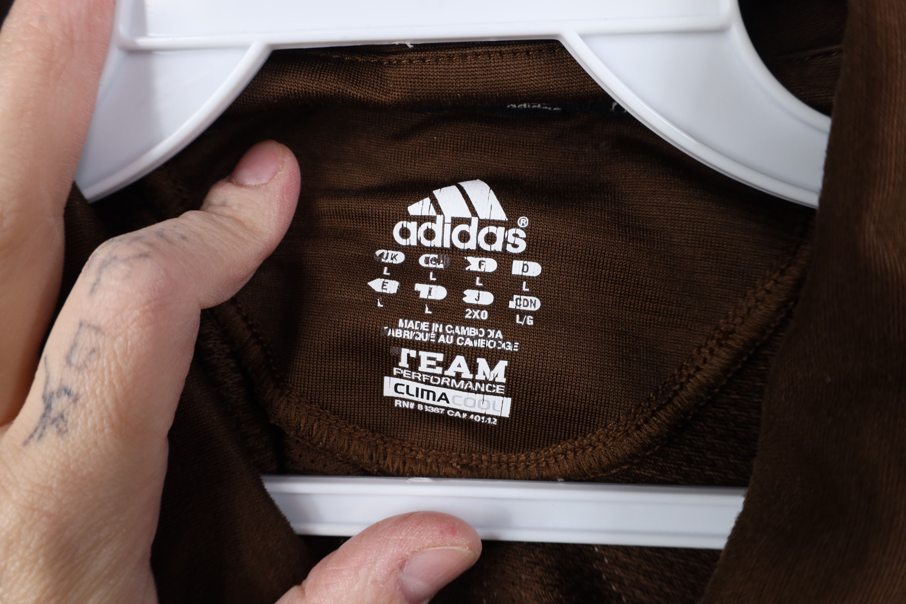 Adidas Adidas Bowling Green State University Football Polo Brown Size US L / EU 52-54 / 3 - 9 Thumbnail