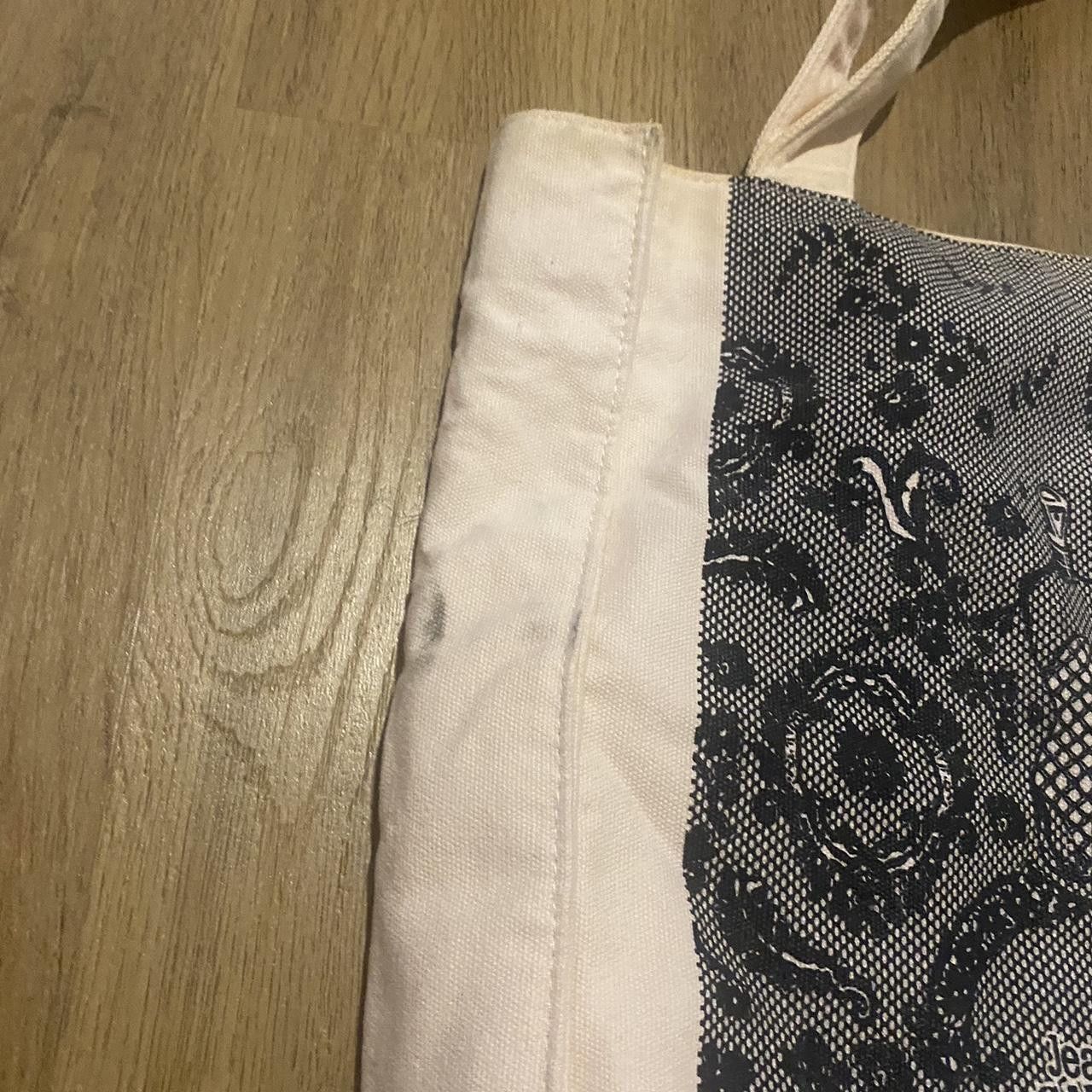 Jean Paul Gaultier Jean Paul Gaultier White & grey cotton tote bag Size ONE SIZE - 5 Thumbnail