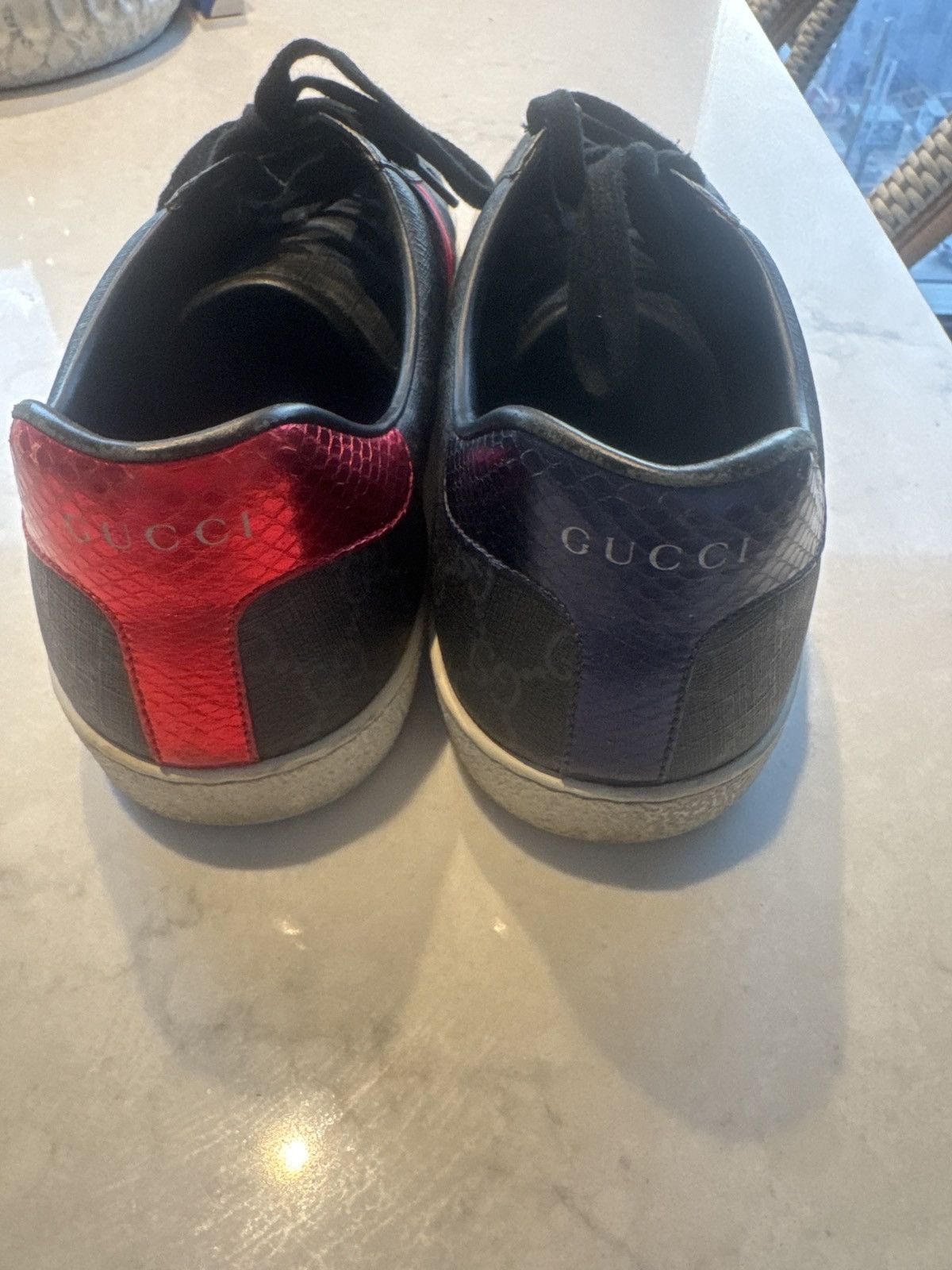 Gucci Men's Ace GG Supreme Sneakers Size US 11 / EU 44 - 4 Thumbnail