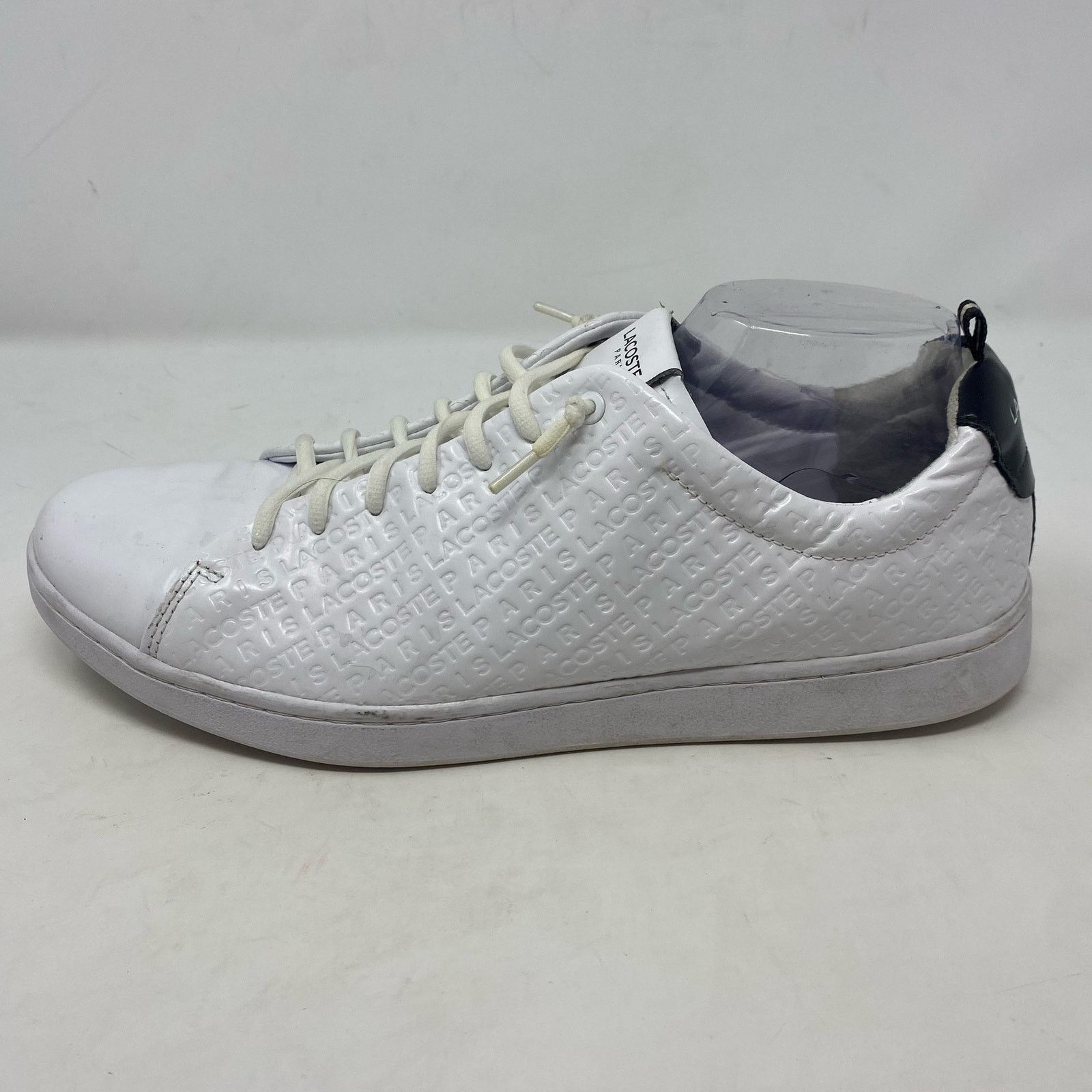Lacoste Lacoste Carnaby White Leather Lace Up Sneakers Mens 11.5 Size US 11.5 / EU 44-45 - 2 Thumbnail