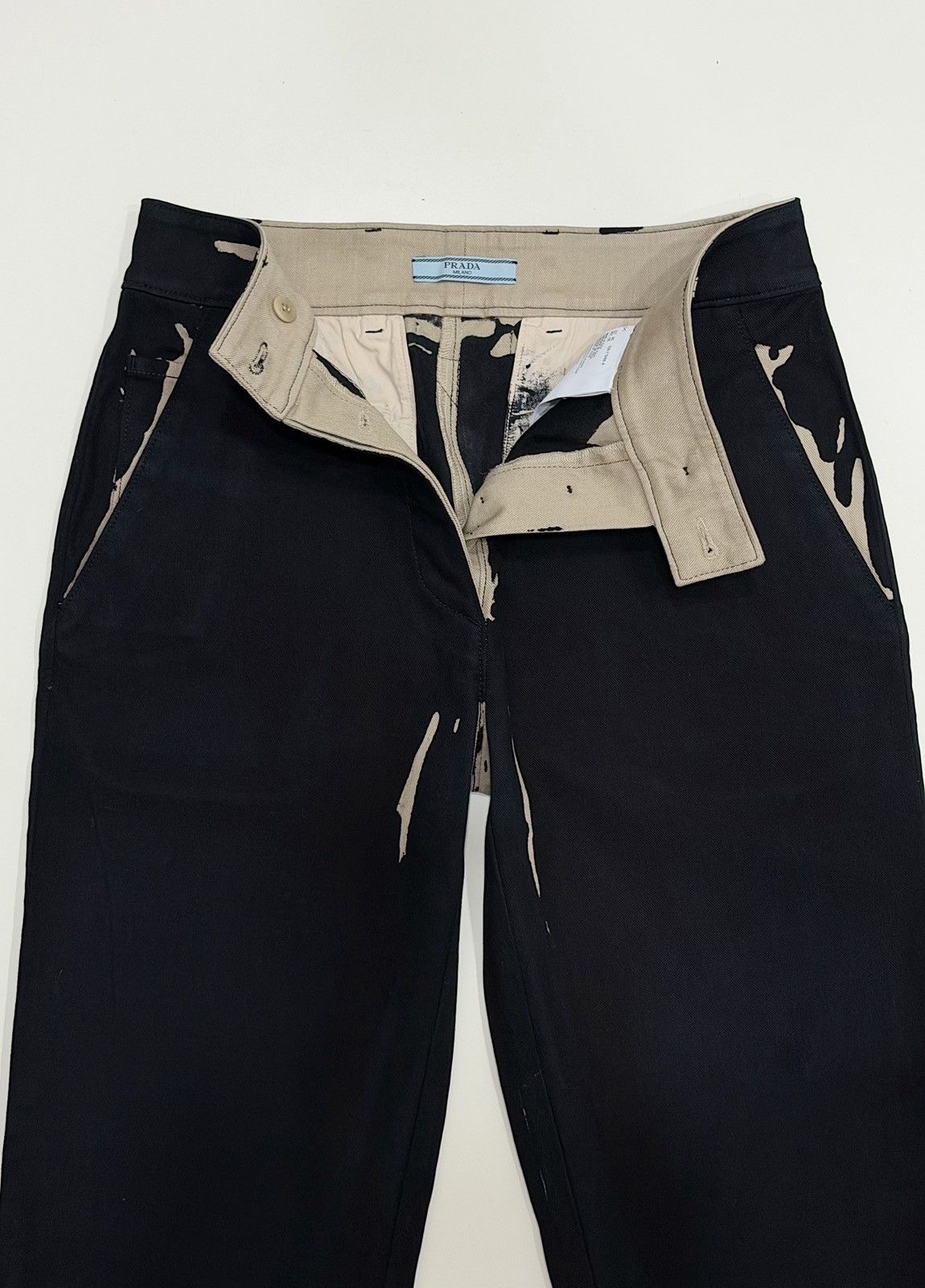 Prada PRADA FW 2018 Overdyed Back Logo Patch Pants Runway Jeans Size US 30 / EU 46 - 12 Thumbnail