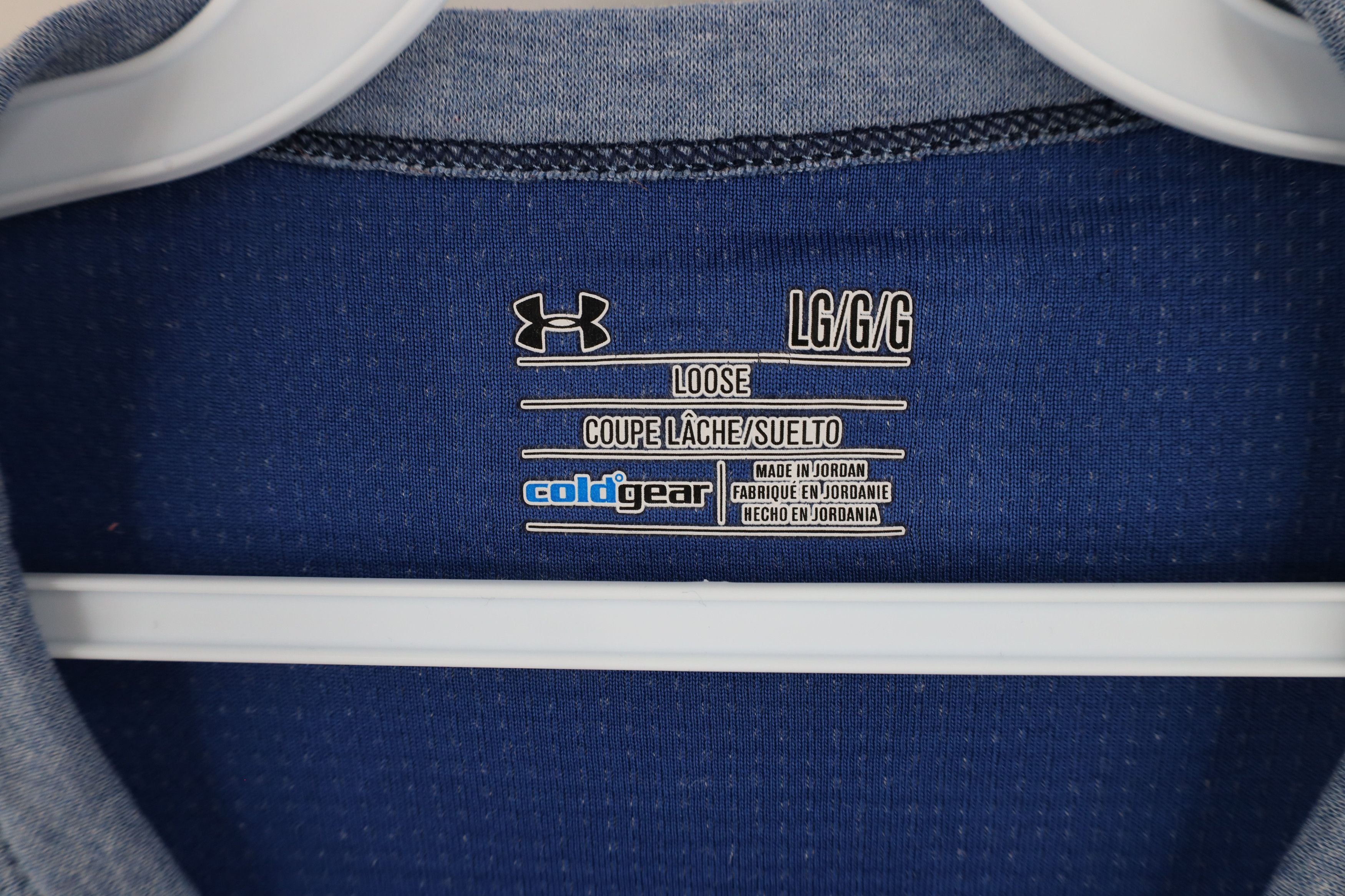 Under Armour × Vintage Under Armour Loose Thermal Waffle Knit Henley T-Shirt Blue Size US L / EU 52-54 / 3 - 5 Thumbnail