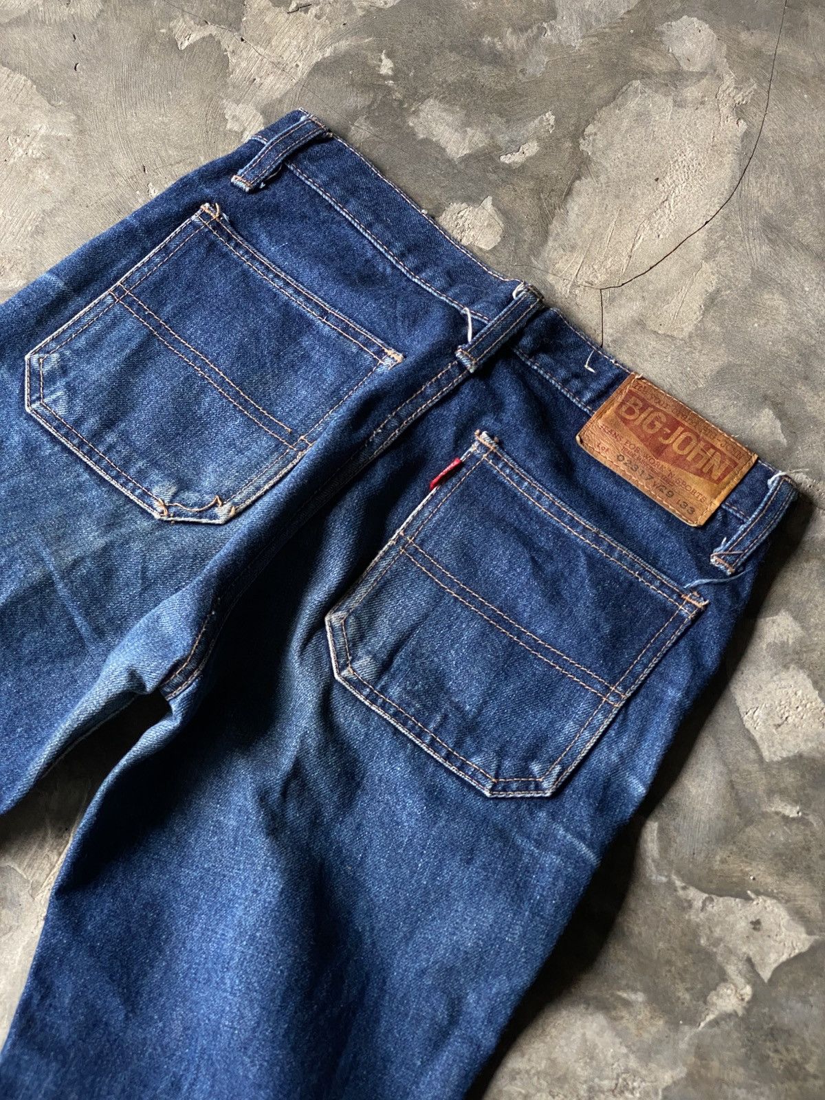 Big John BIGJHON SUPER FLARE BELL BOTTOM SCOVILL BUSHPANTS Size US 27 - 7 Thumbnail